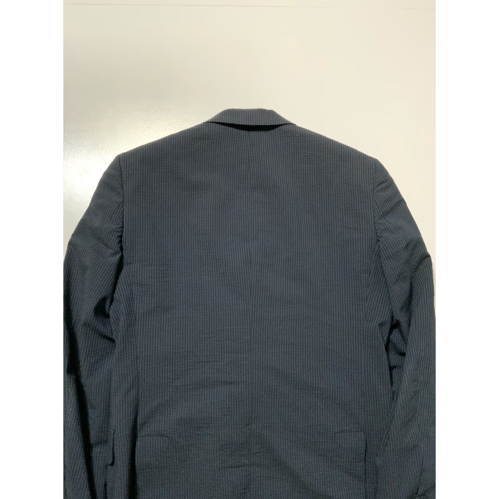 John Varvatos John Varvatos Blazer Men 36R Cotton Silk Seersucker Two Button Sportscoat Jacket Multicolor Size 36R - 4 Thumbnail
