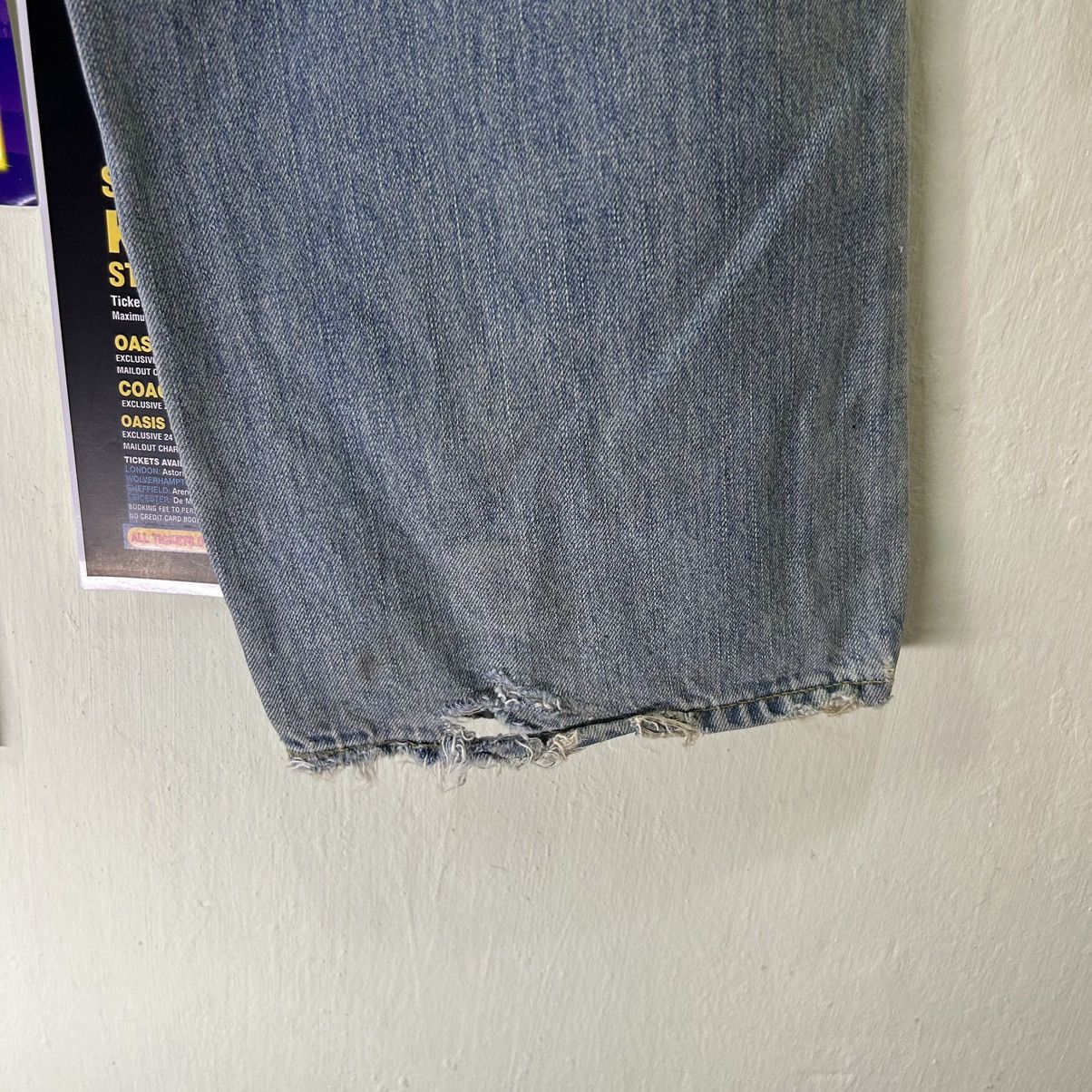 Levi's Vintage Levi’s 504 Y2k Distressed Denim Size US 30 / EU 46 - 16 Thumbnail