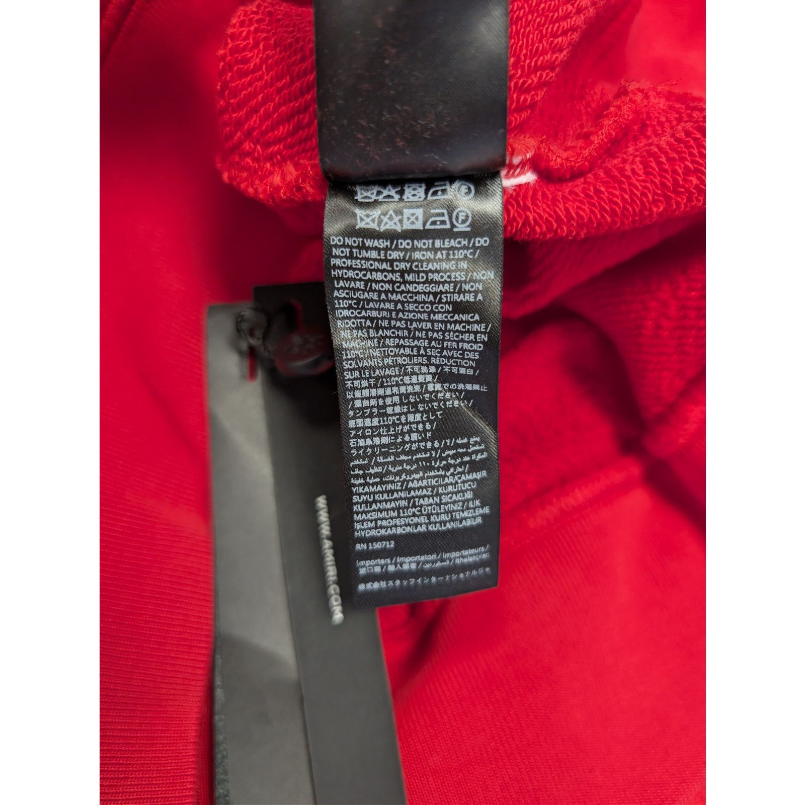 Amiri o1rshd1 Bones Stacked Hoodie in Black Size US M / EU 48-50 / 2 - 18 Thumbnail
