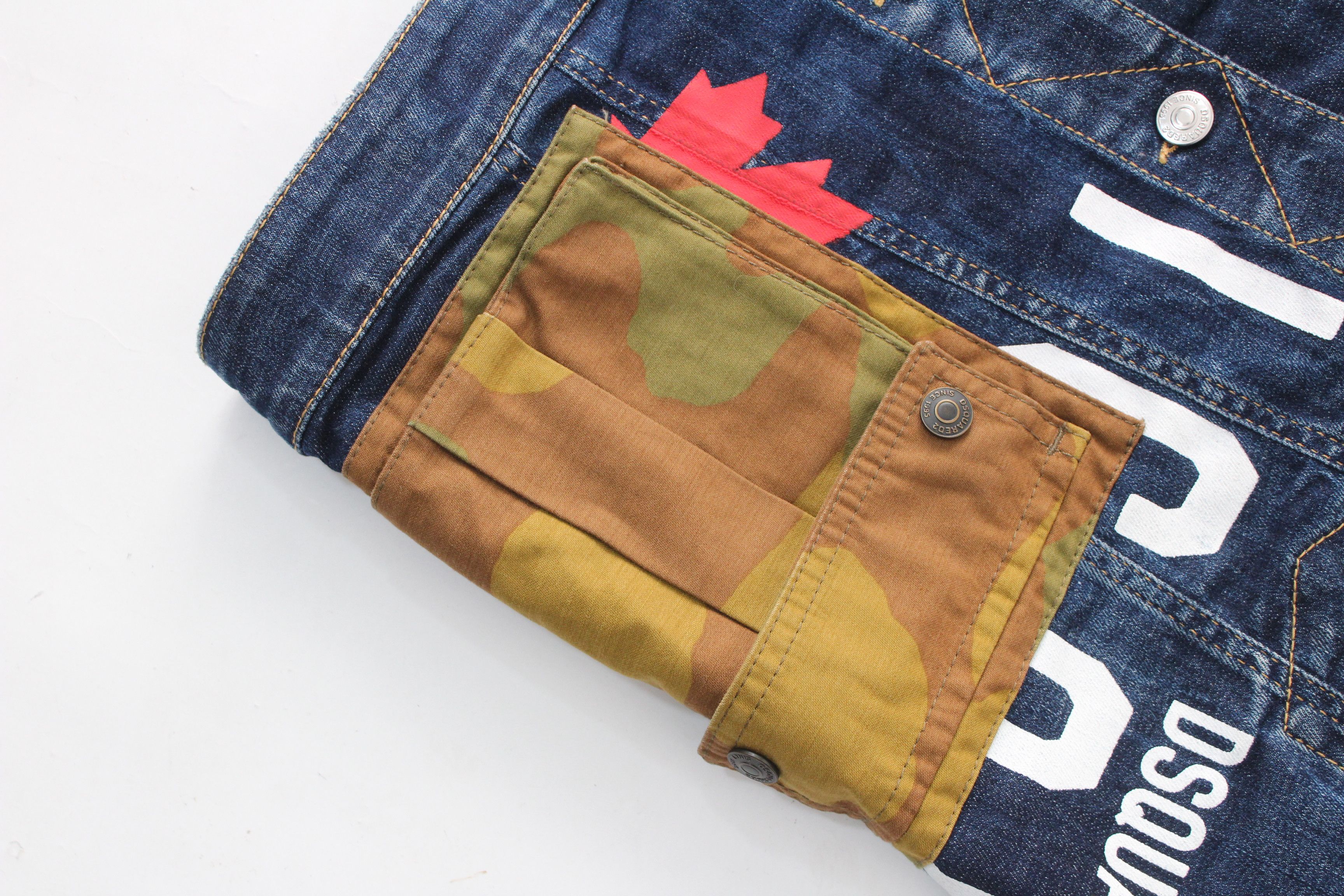 Dsquared2 Dsquared2 ICON Distressed Denim Vest Cargo Pocket IT 46 / S Size US S / EU 44-46 / 1 - 7 Thumbnail