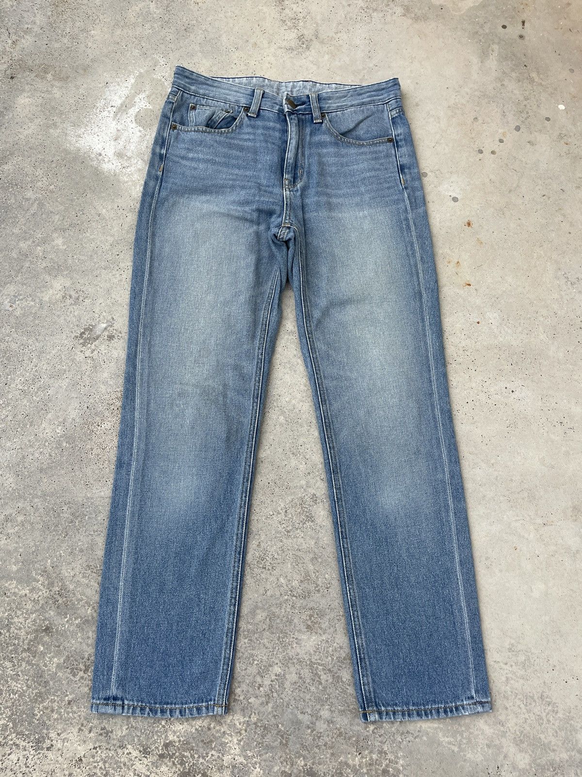 Japanese Brand × Junya Watanabe Vintage Japanese Brand Faded Blue Jeans Denim Size US 30 / EU 46 - 1 Thumbnail