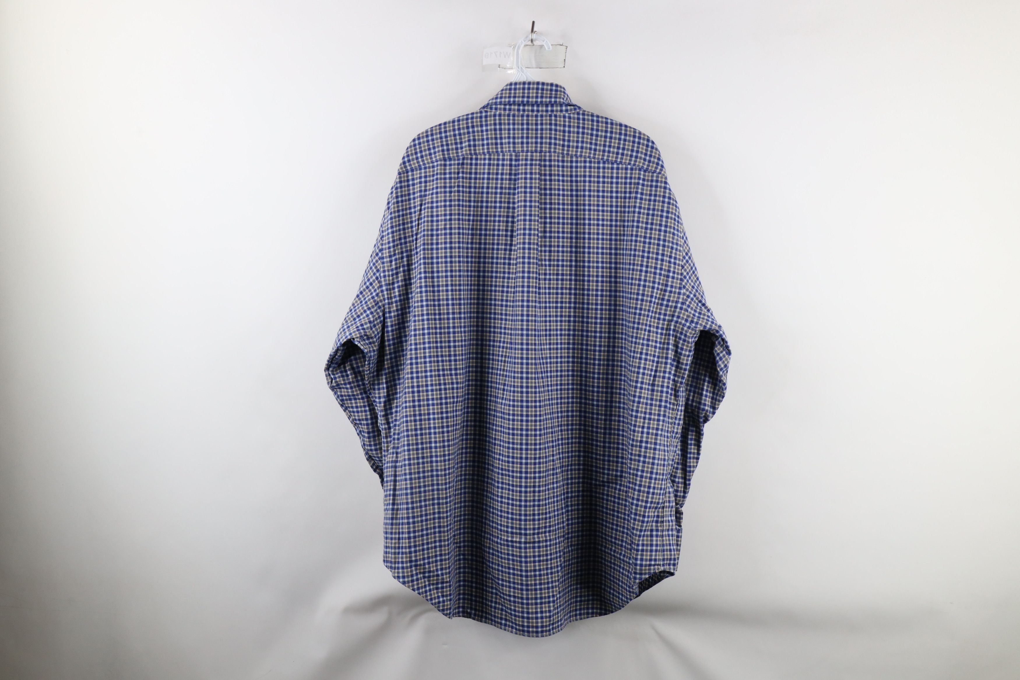 Ralph Lauren × Vintage Ralph Lauren Fit Non Iron Collard Button Down Shirt Plaid Size US L / EU 52-54 / 3 - 8 Thumbnail