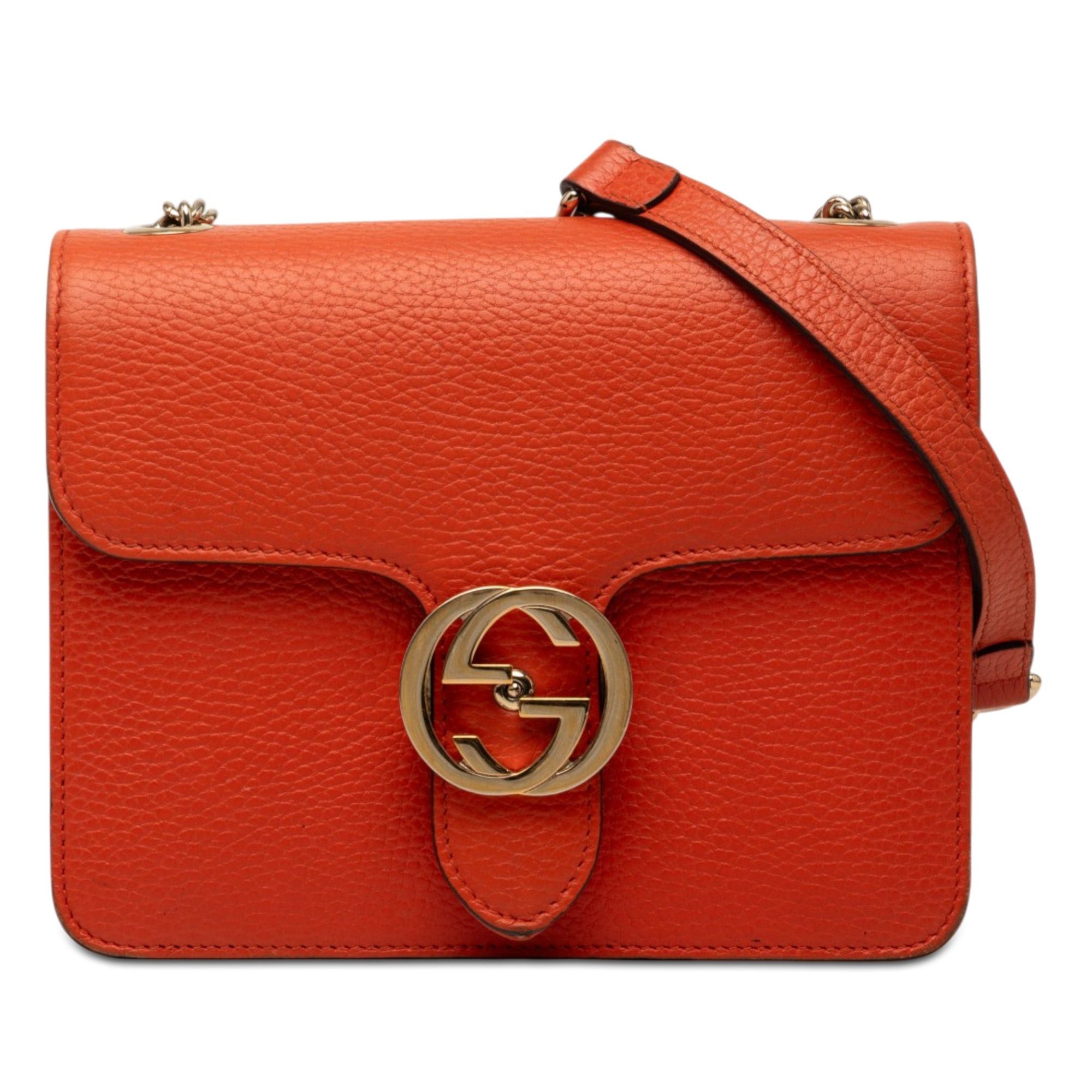 Gucci Small Dollar Calfskin Interlocking G Crossbody Size ONE SIZE - 1 Thumbnail