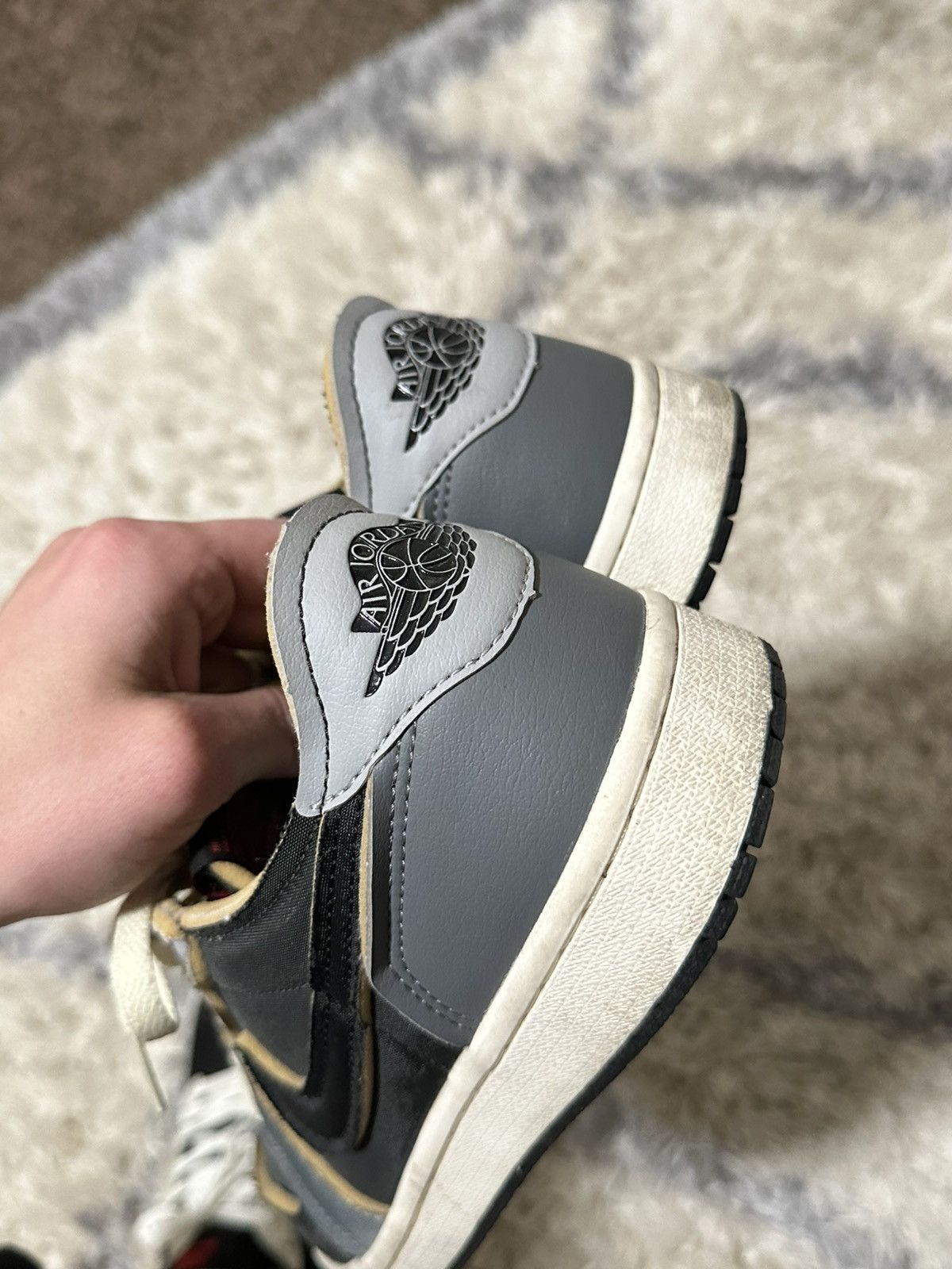 Jordan Brand × Nike Jordan 1 Low OG Smoke Grey Size US 9 / EU 42 - 5 Thumbnail