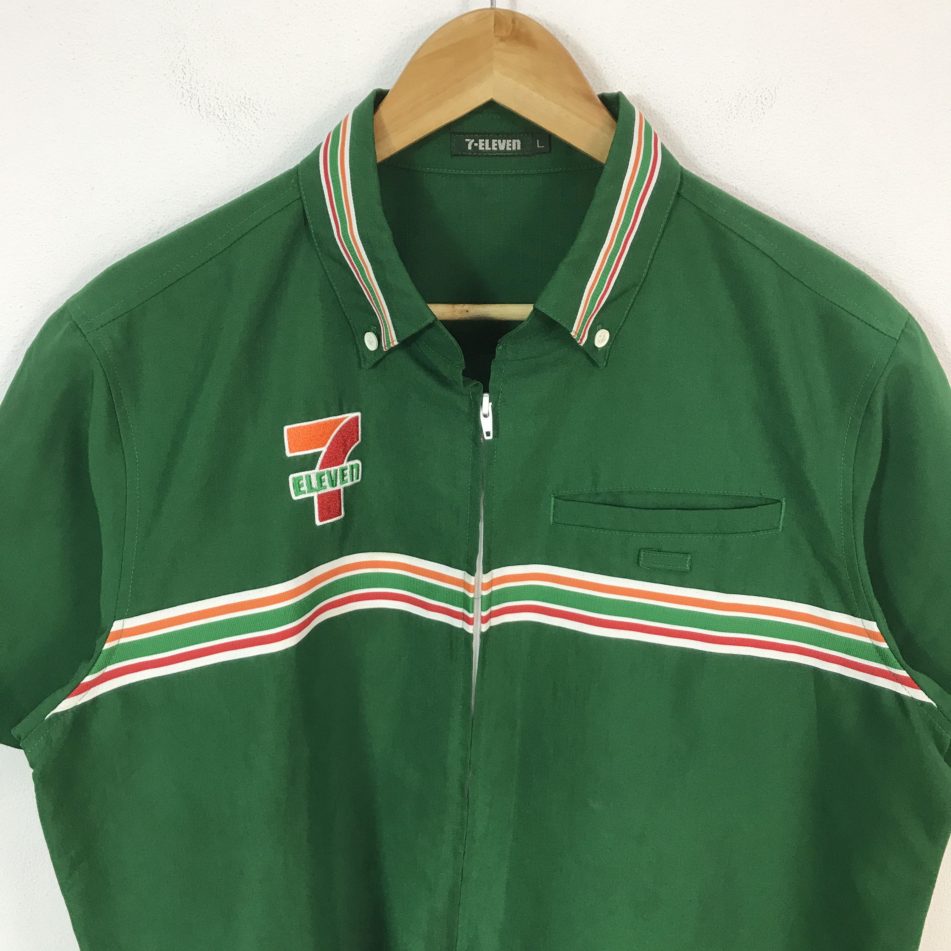 Japanese Brand Vtg Og 7eleven Japan Uniform jacket Size US L / EU 52-54 / 3 - 3 Thumbnail