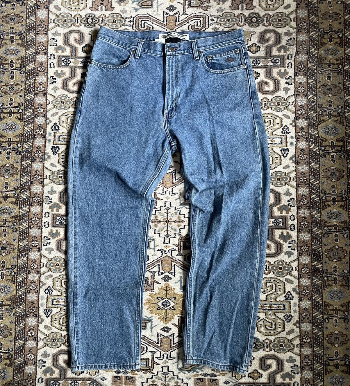 Vintage Vintage Harley Davidson Jeans Size US 36 / EU 52 - 3 Thumbnail