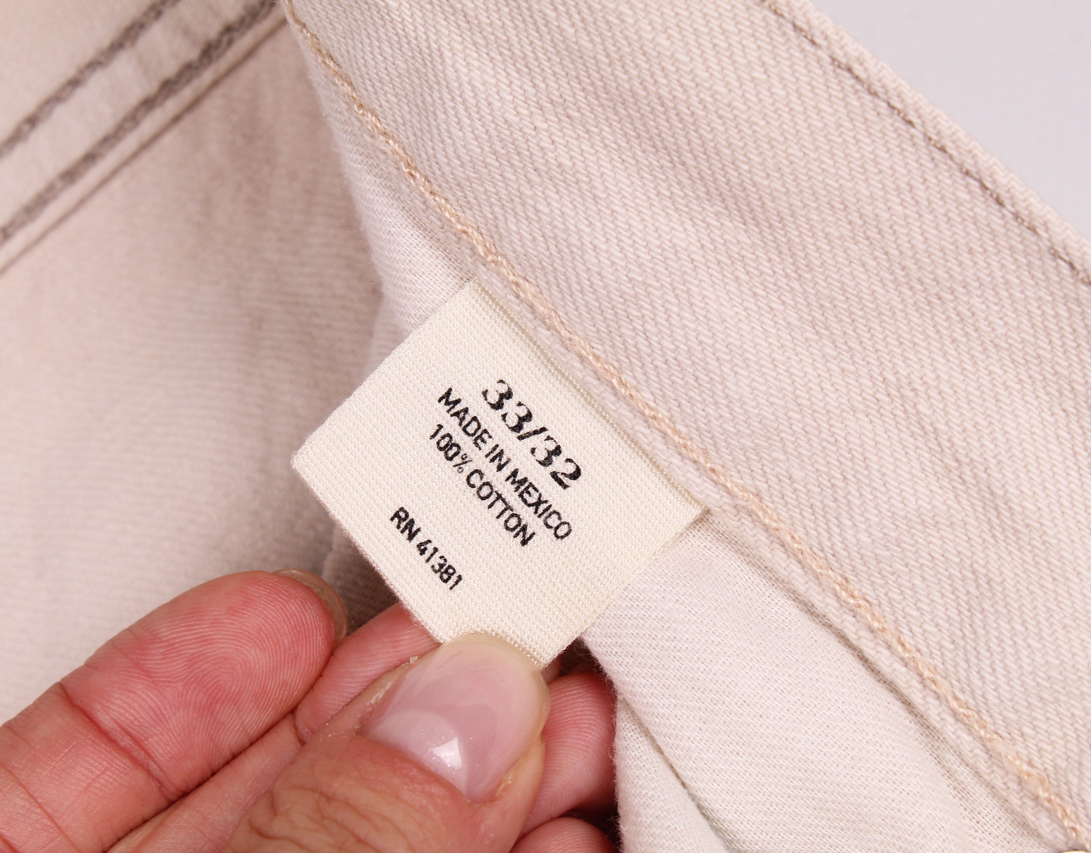 Polo Ralph Lauren Vintage Polo Ralph Lauren Beige Classic Fit Denim Jeans Size US 33 - 4 Thumbnail