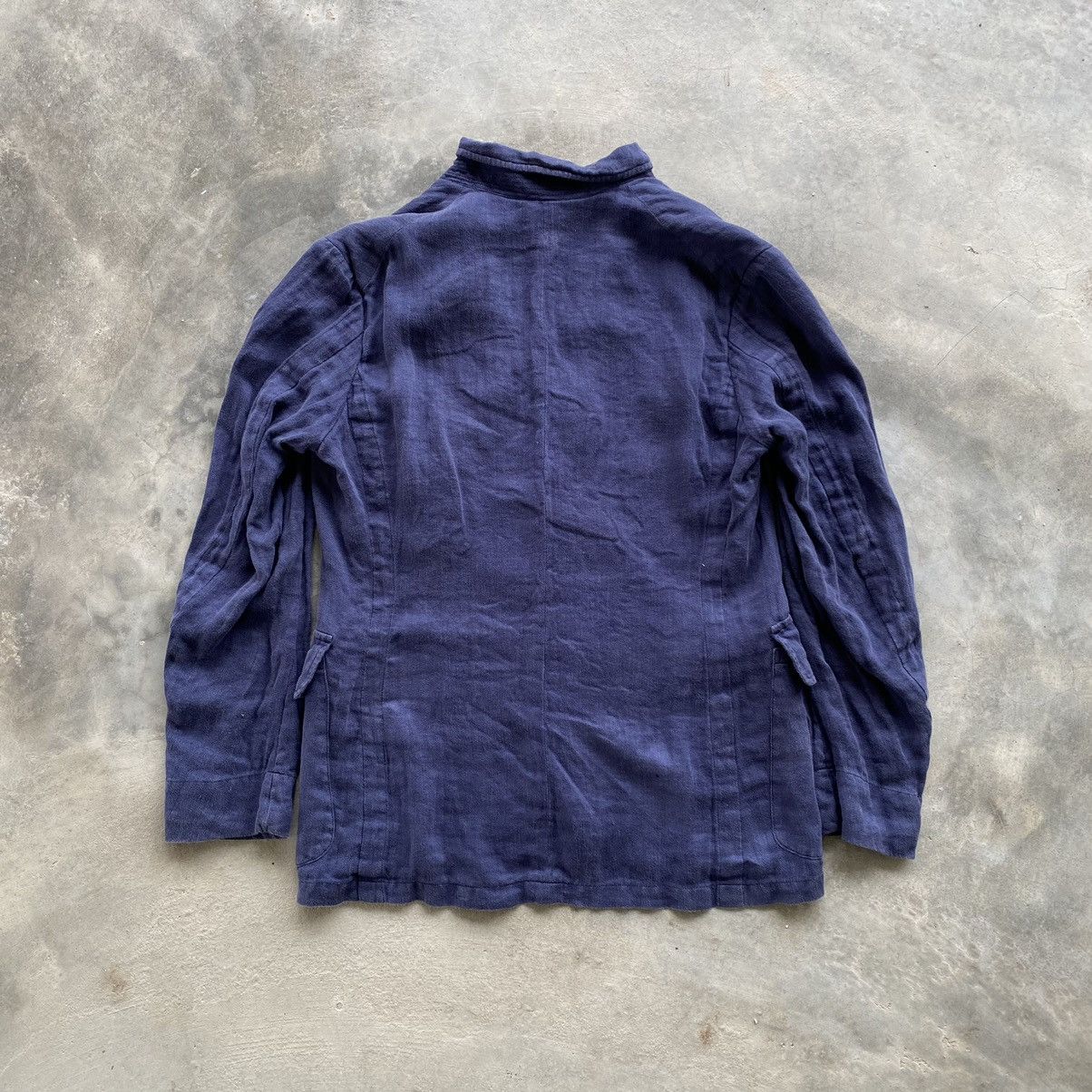 Haversack HAVERSACK Navy Linen Blazer Jacket Size US M / EU 48-50 / 2 - 10 Thumbnail