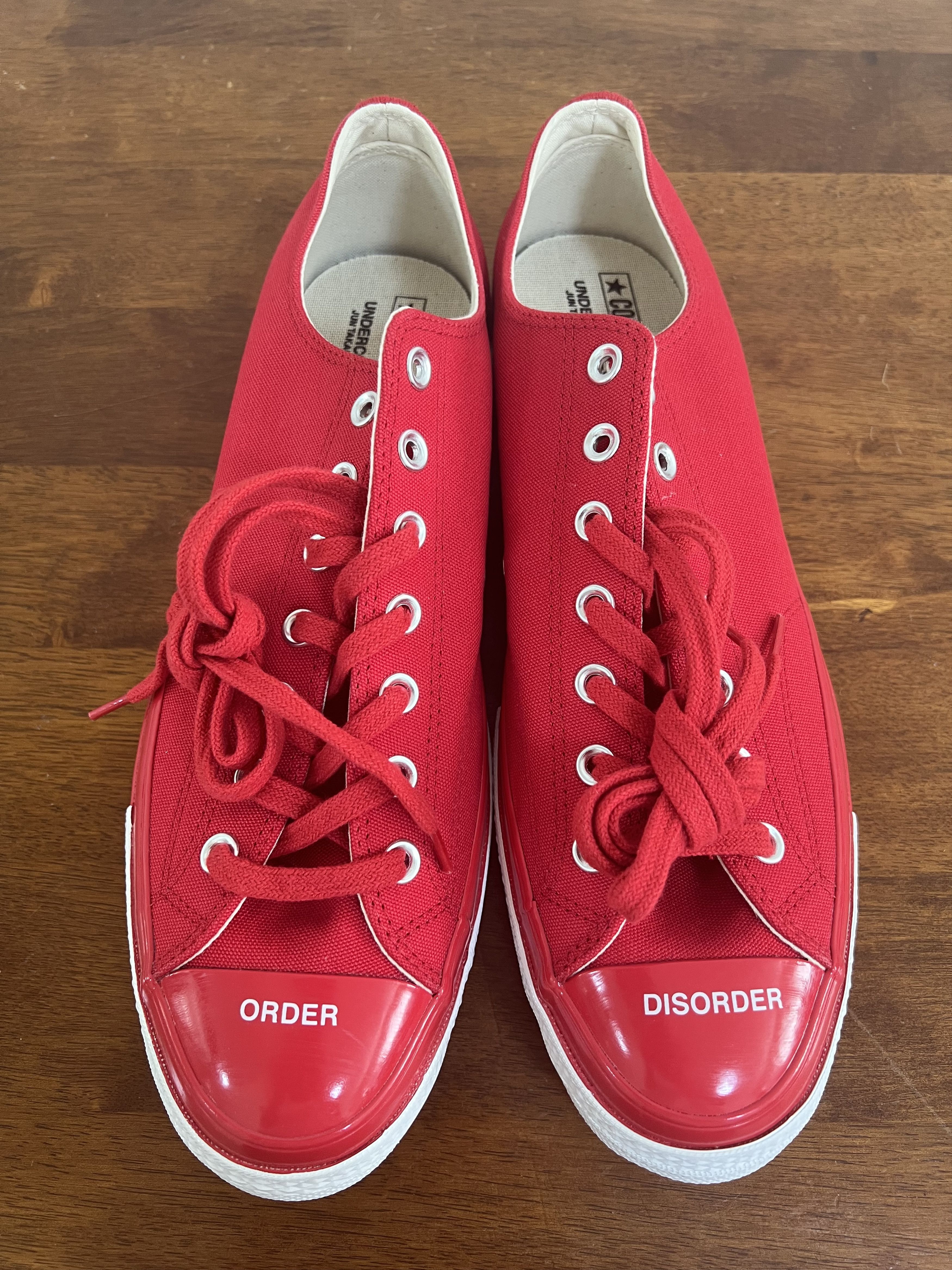 Converse × Undercover 💚 2018 Undercover x Converse Chuck 70 OX Racing Red Size US 12 / EU 45 - 7 Thumbnail