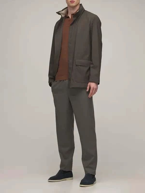 Loro Piana LORO PIANA Autumn brown classic voyager jacket Size US M / EU 48-50 / 2 - 5 Thumbnail