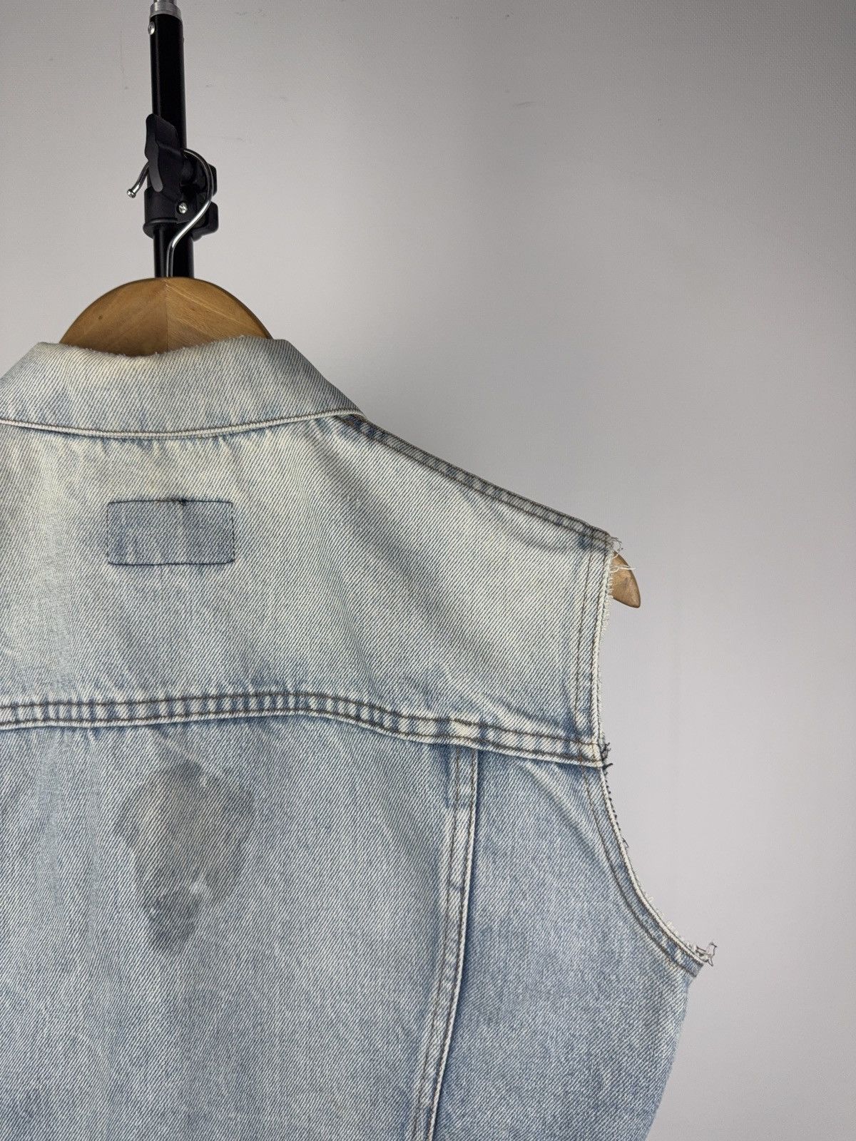 Levi's Vintage Clothing Vintage 80s Archive Retro Levi’s Denim Vest Made in France Size M / US 6-8 / IT 42-44 - 9 Thumbnail