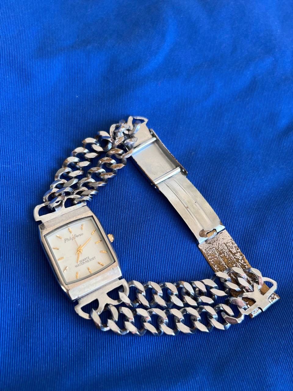 Japanese Brand × Vintage Vintage Japanese style futuristic Link ⛓ Metal Watch Size ONE SIZE - 3 Thumbnail