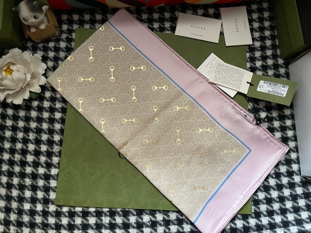 Gucci Silk scarf Size ONE SIZE - 3 Thumbnail