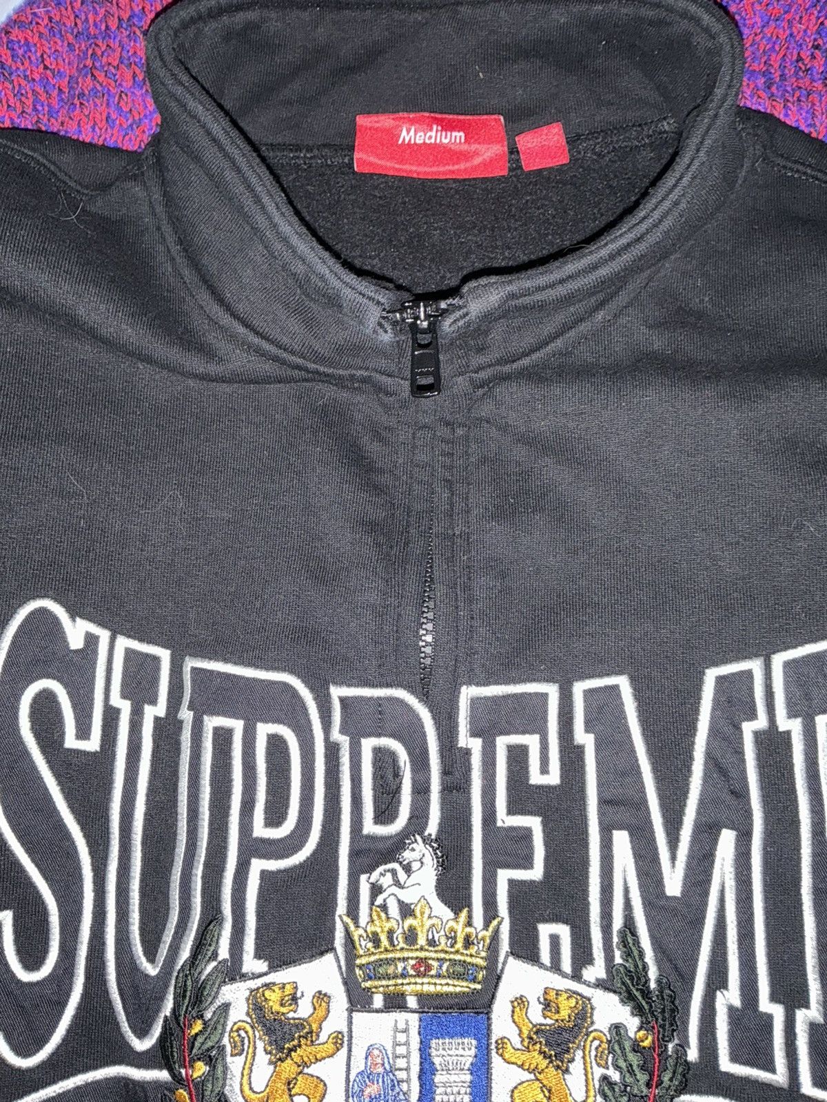 Supreme Supreme halfzip with applique Size US M / EU 48-50 / 2 - 2 Thumbnail