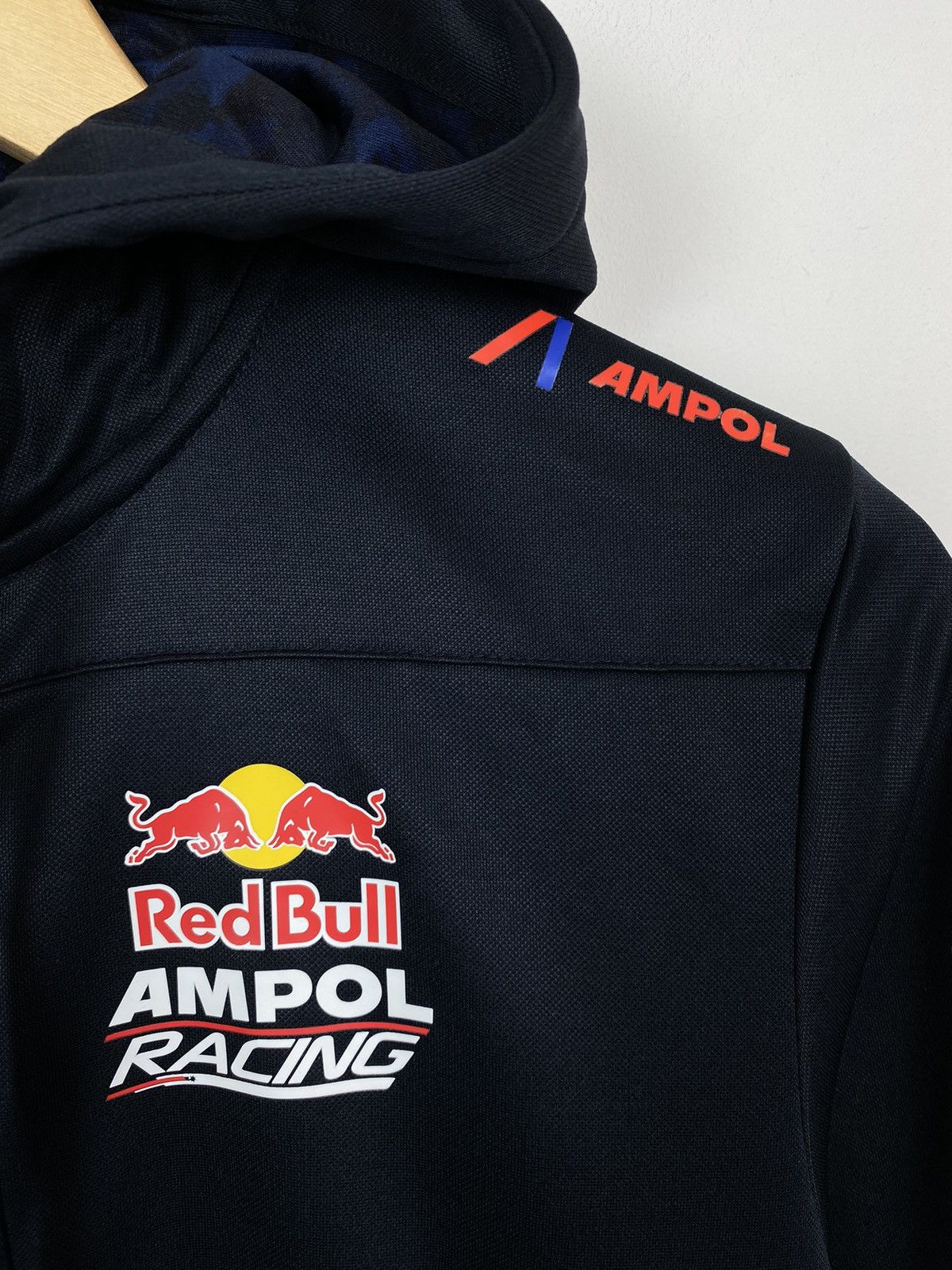 Red Bull Red Bull Racing Team Full Zip Hoodie Jacket Multi-logo Blue Size XL / US 12-14 / IT 48-50 - 5 Thumbnail