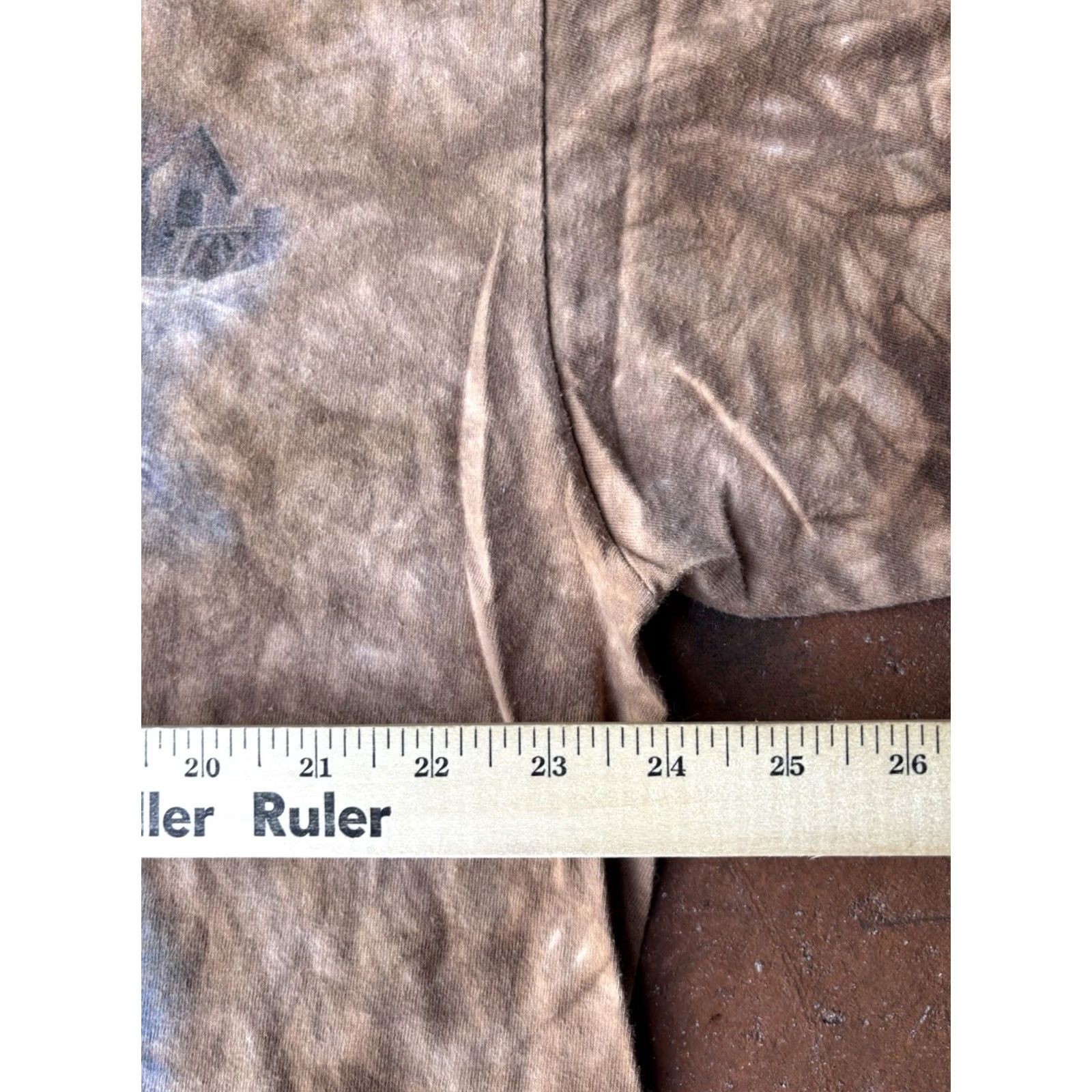 The Mountain VINTAGE The Mountain Ted Blaylock Train Locomotive Tie Dye T-Shirt XL Tan Men Graphic Pattern Crew Neck Short Sleeve 1999 Size US XL / EU 56 / 4 - 7 Thumbnail