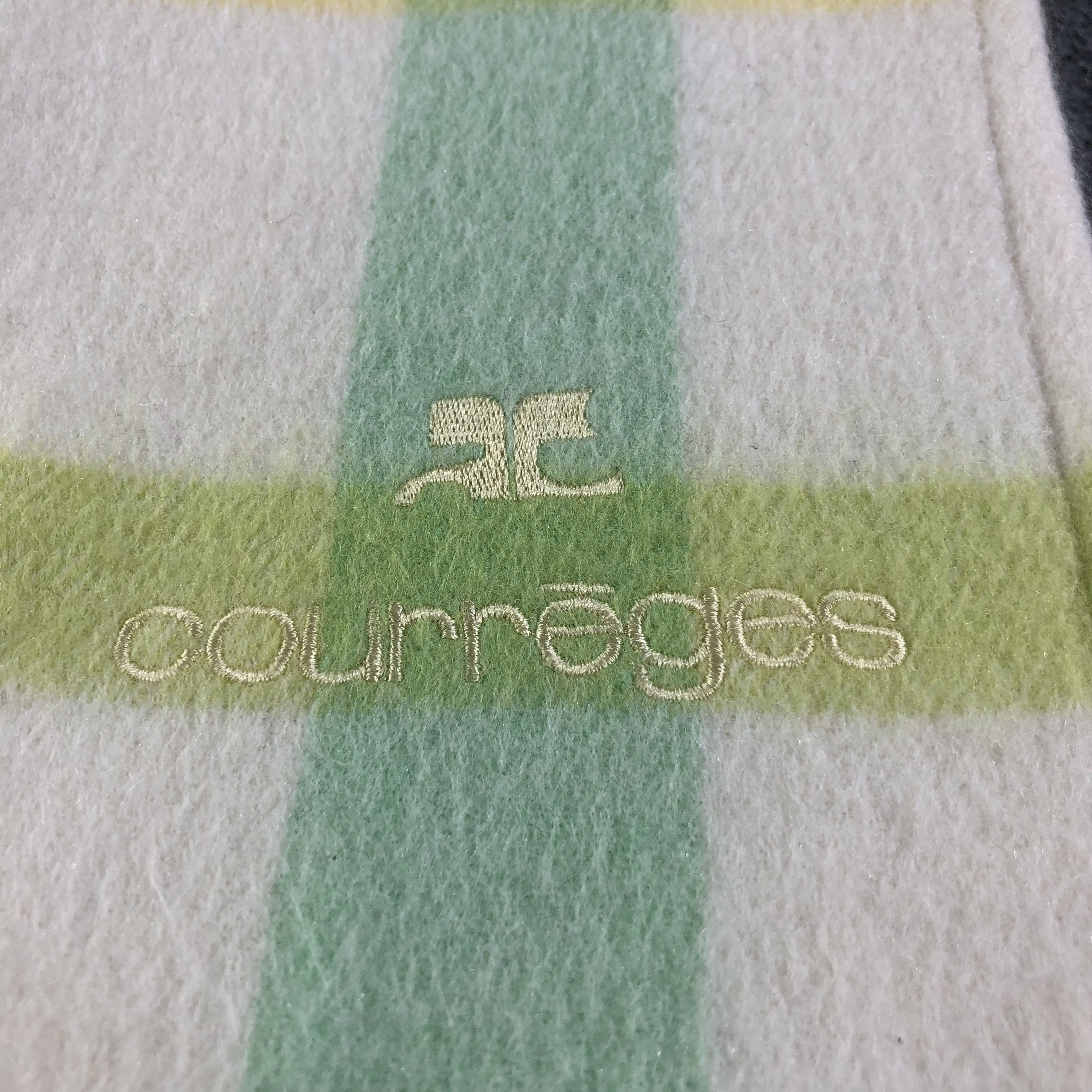 Courreges Courreges Wool Scarf Muffler V1088 Size ONE SIZE - 4 Thumbnail