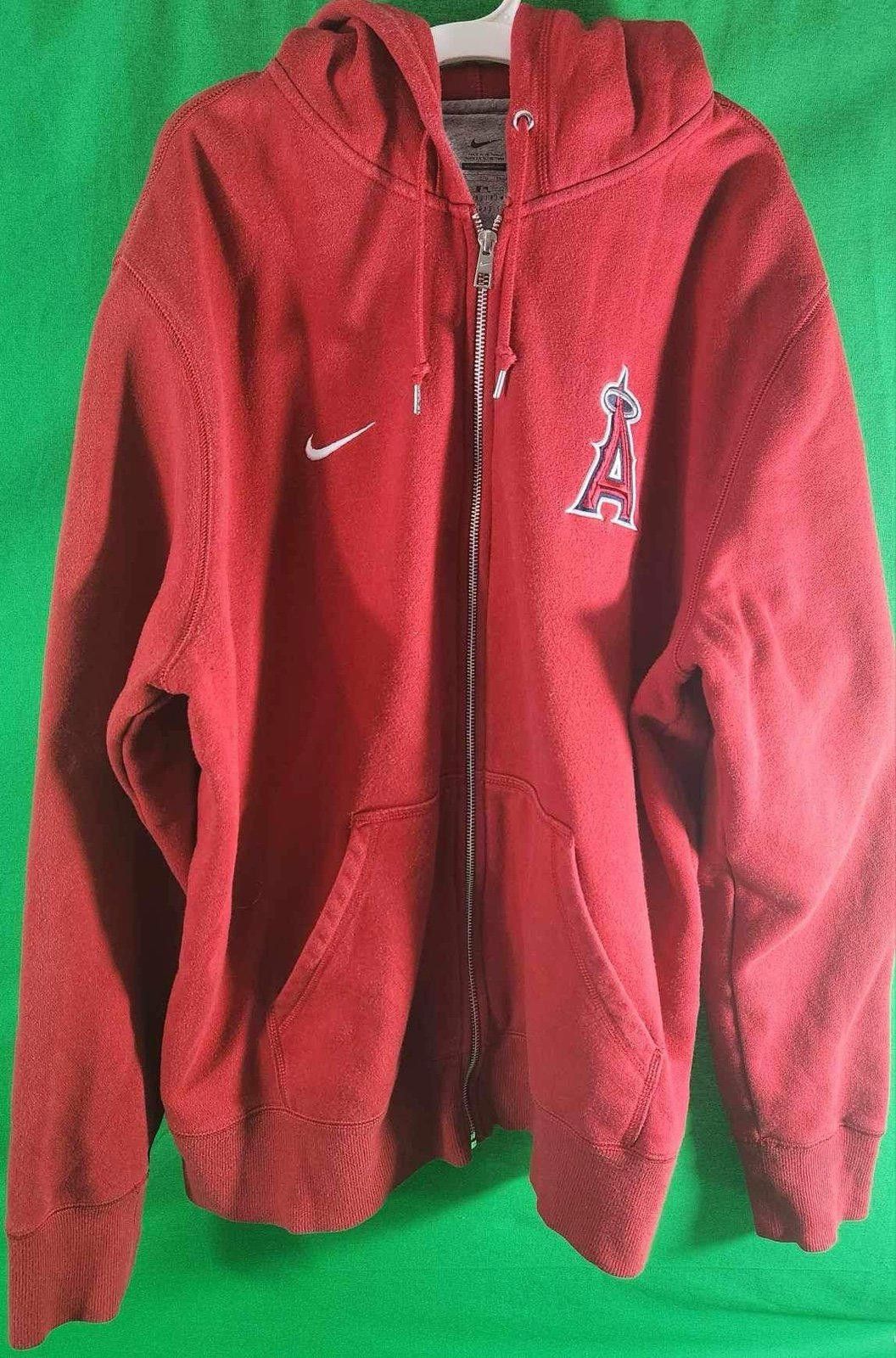 Nike Nike Los Angeles Angels Hoodie - Zip Up Sweater, XXL, Red Size US XXL / EU 58 / 5 - 1 Thumbnail