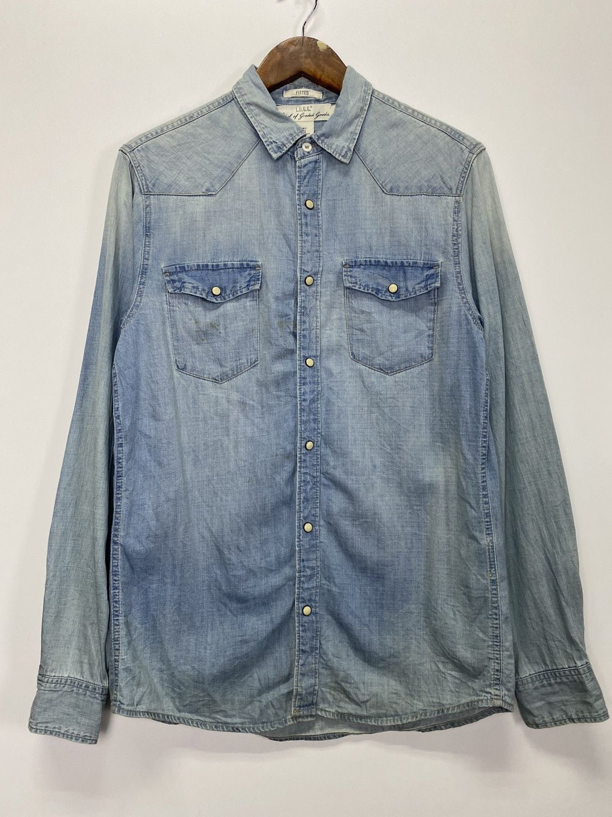 H&M H&M denim button up Size US S / EU 44-46 / 1 - 3 Thumbnail