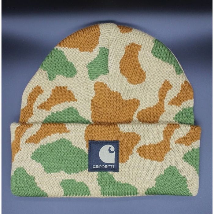 Camo carhartt hot sale beanie