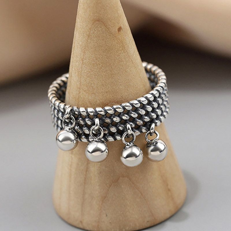 Jewelry Creative Beads Pendant Tassel Rings Size ONE SIZE - 4 Thumbnail