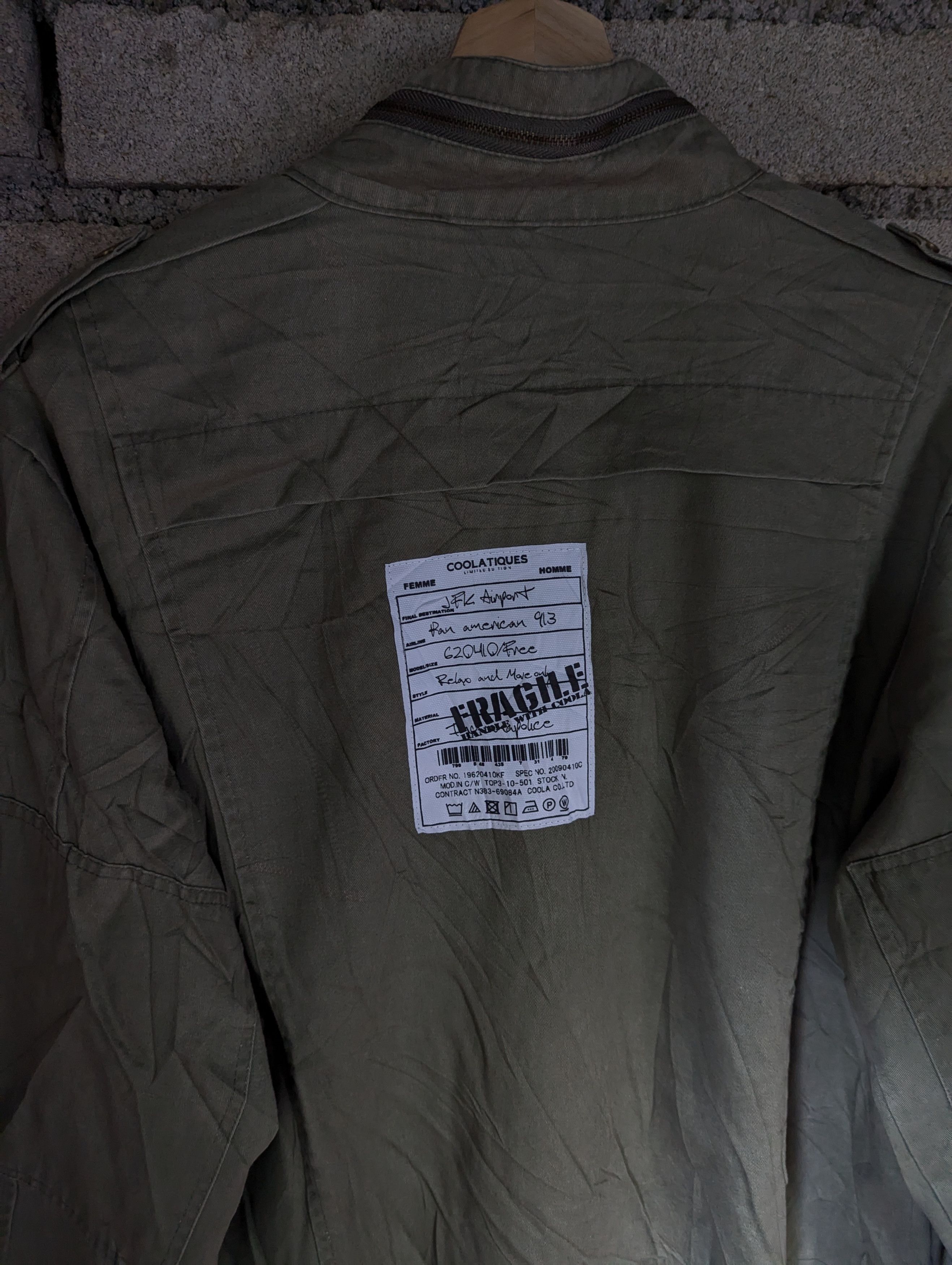 Handmade COOLA KOREAN STYLE ARMY LIMITED EDITION JACKET Size US L / EU 52-54 / 3 - 5 Thumbnail