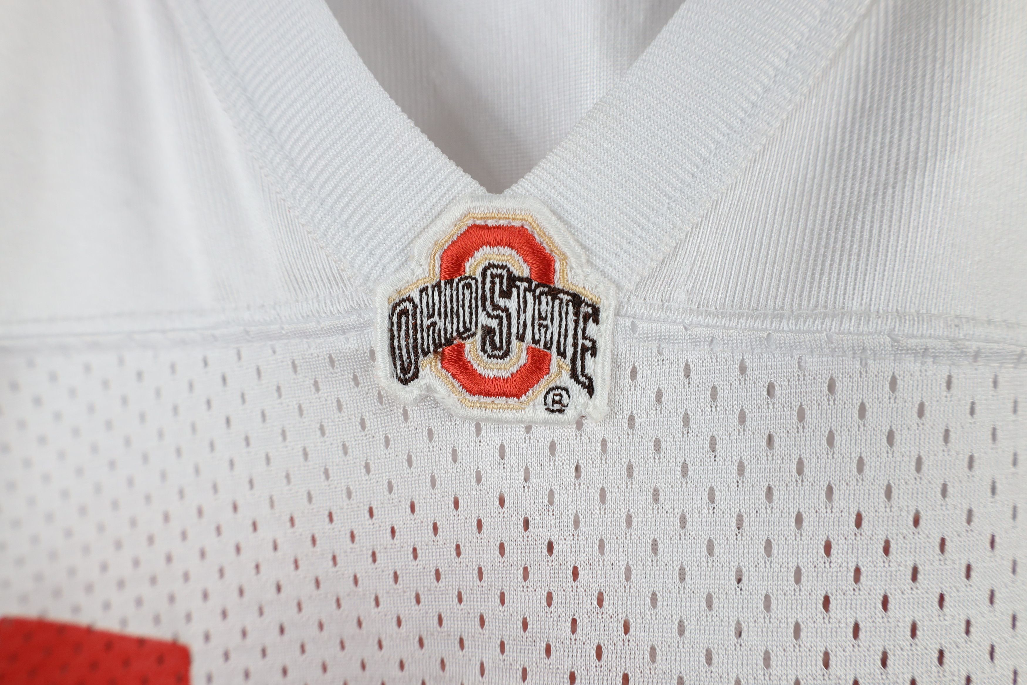 Nike × Vintage Vintage Nike Ohio State University Football Jersey White Size US S / EU 44-46 / 1 - 5 Thumbnail