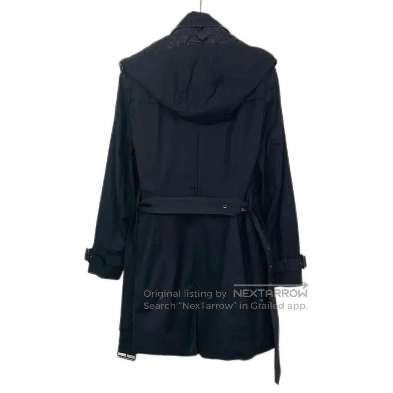 Burberry Burberry Black Cotton Women's Trench Coat. Size S / US 4 / IT 40 - 2 Thumbnail