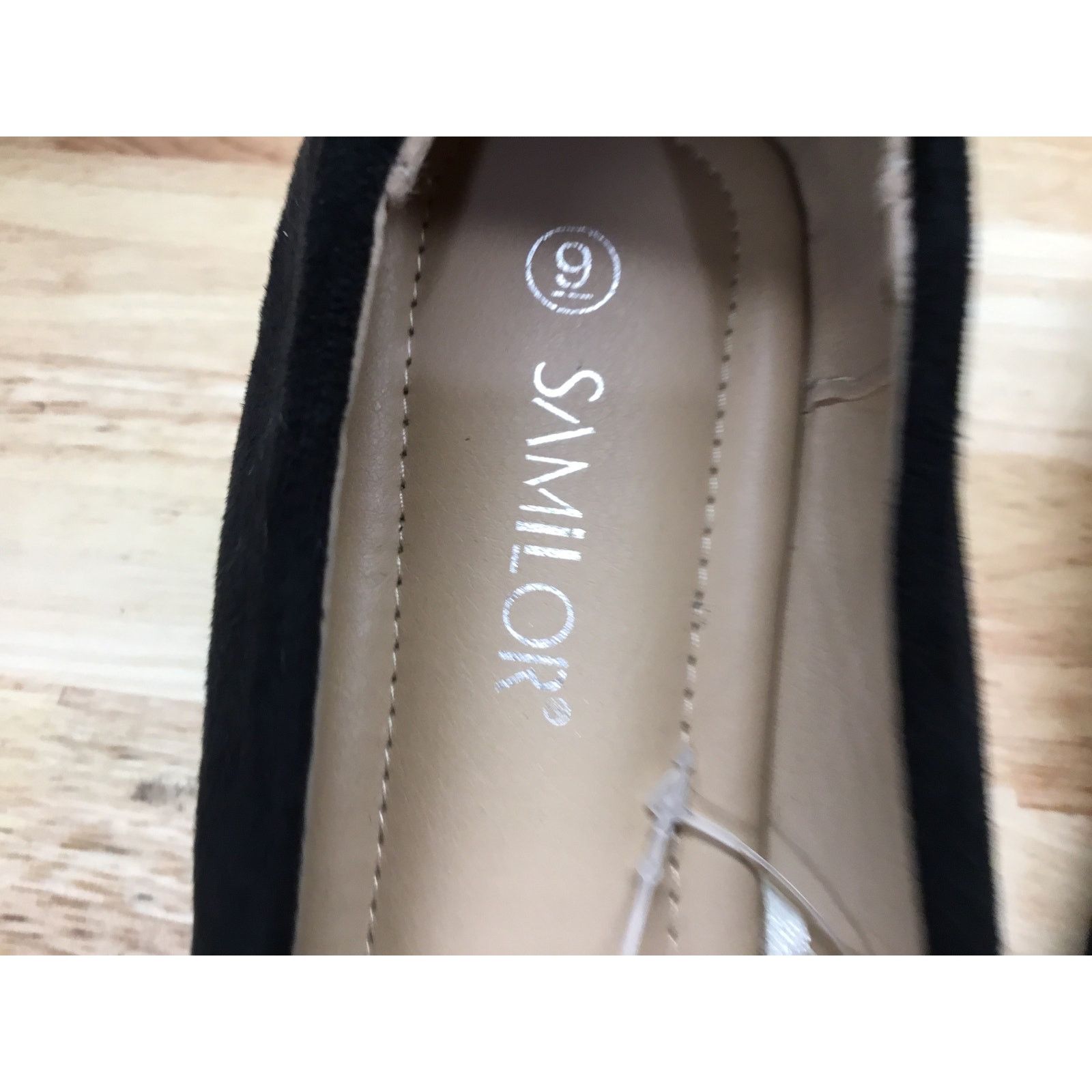 The Unbranded Brand Samilor Women's 9 Black Suede Slip-On Casual Ballet Flats Size US 9 / IT 39 - 5 Thumbnail