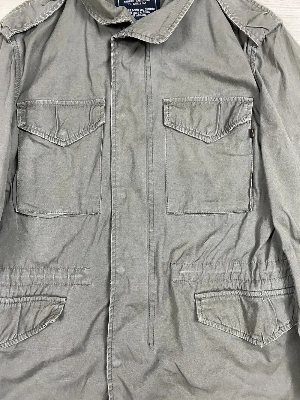 Alpha Industries × Vintage Vintage Alpha Industries Military Army Jacket Size US M / EU 48-50 / 2 - 4 Thumbnail