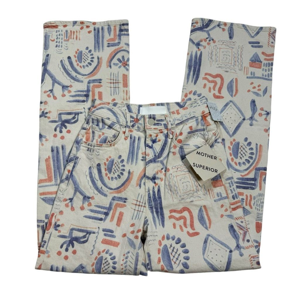 MOTHER NWT New $228 Mother The Maven Skimp Scandifornia Jeans Size Size 23" - 3 Thumbnail