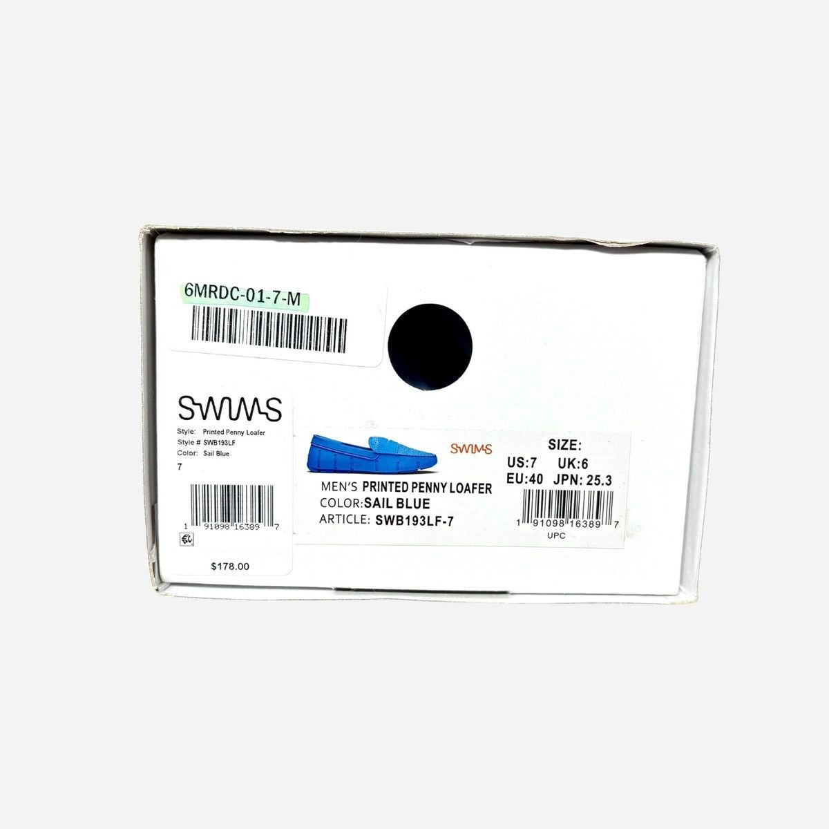 Swims Swims Unisex Wide Blue Rubber Penny Loafers Women’s sz 9 / M Size US 9 / IT 39 - 16 Thumbnail
