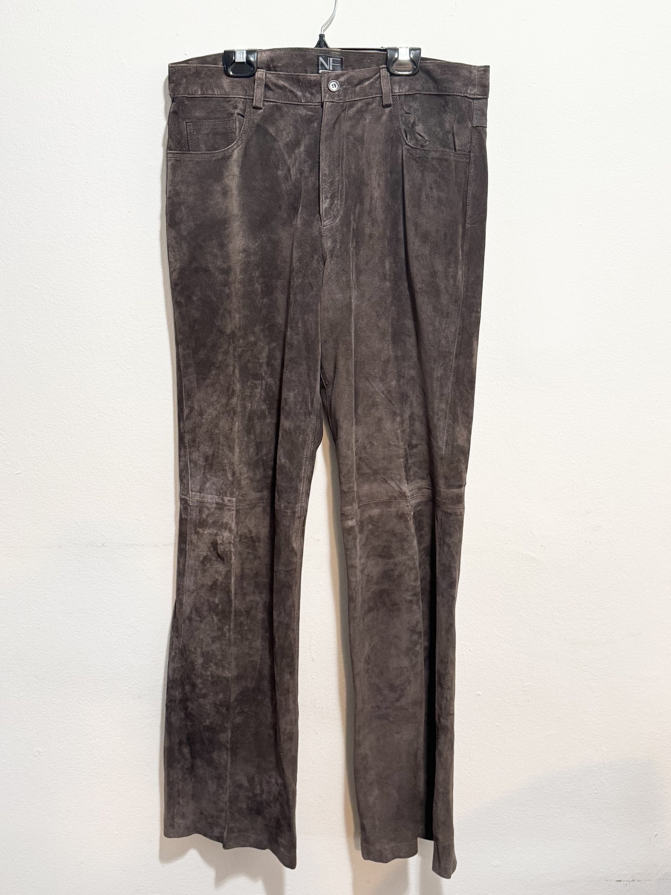 Other New Frontier Suede Woman's pants size 12 Size 34" / US 12 / IT 48 - 3 Thumbnail