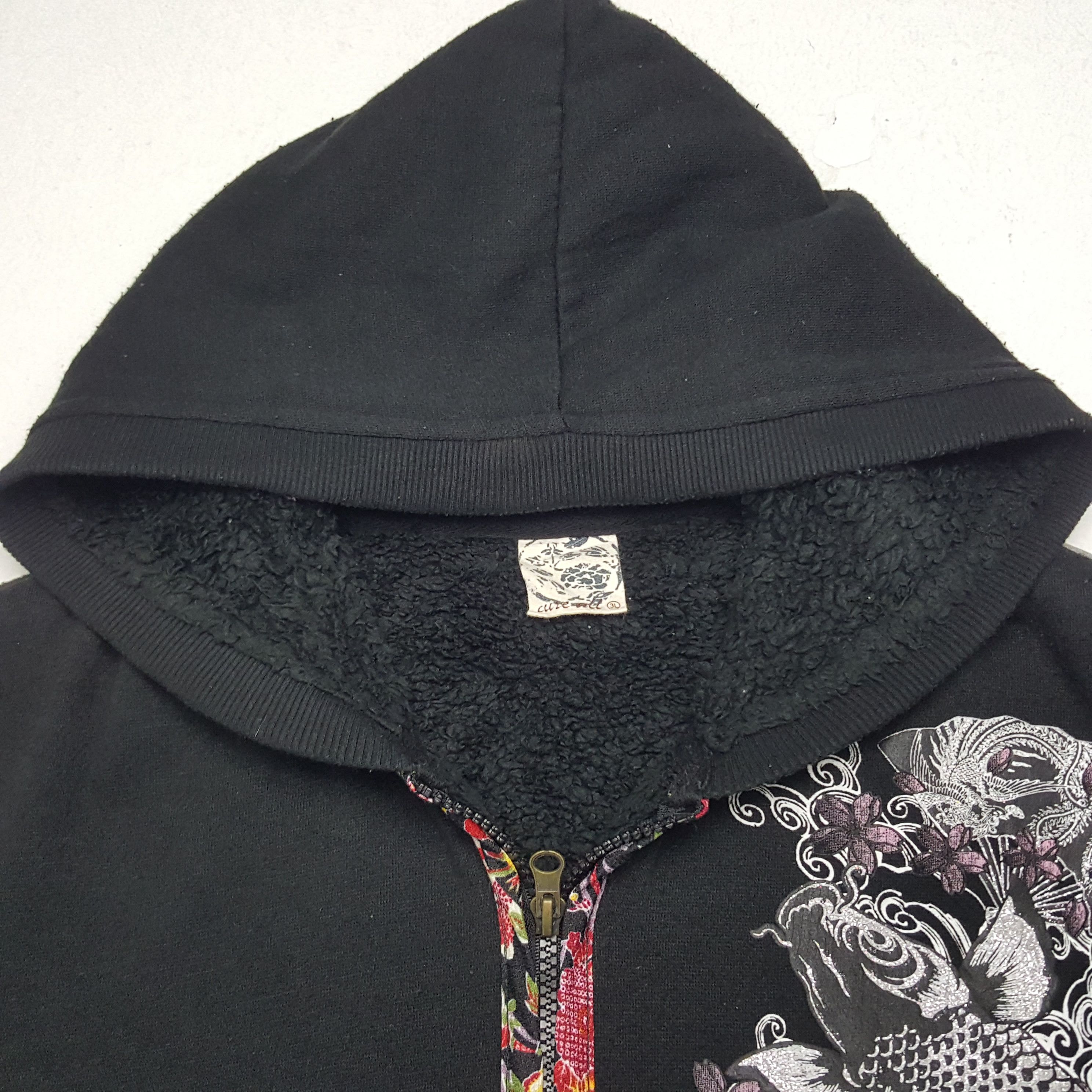 Vintage Vintage Sukajan Souvenir Japanese Brand Koi Art Hoodies Size US L / EU 52-54 / 3 - 5 Thumbnail