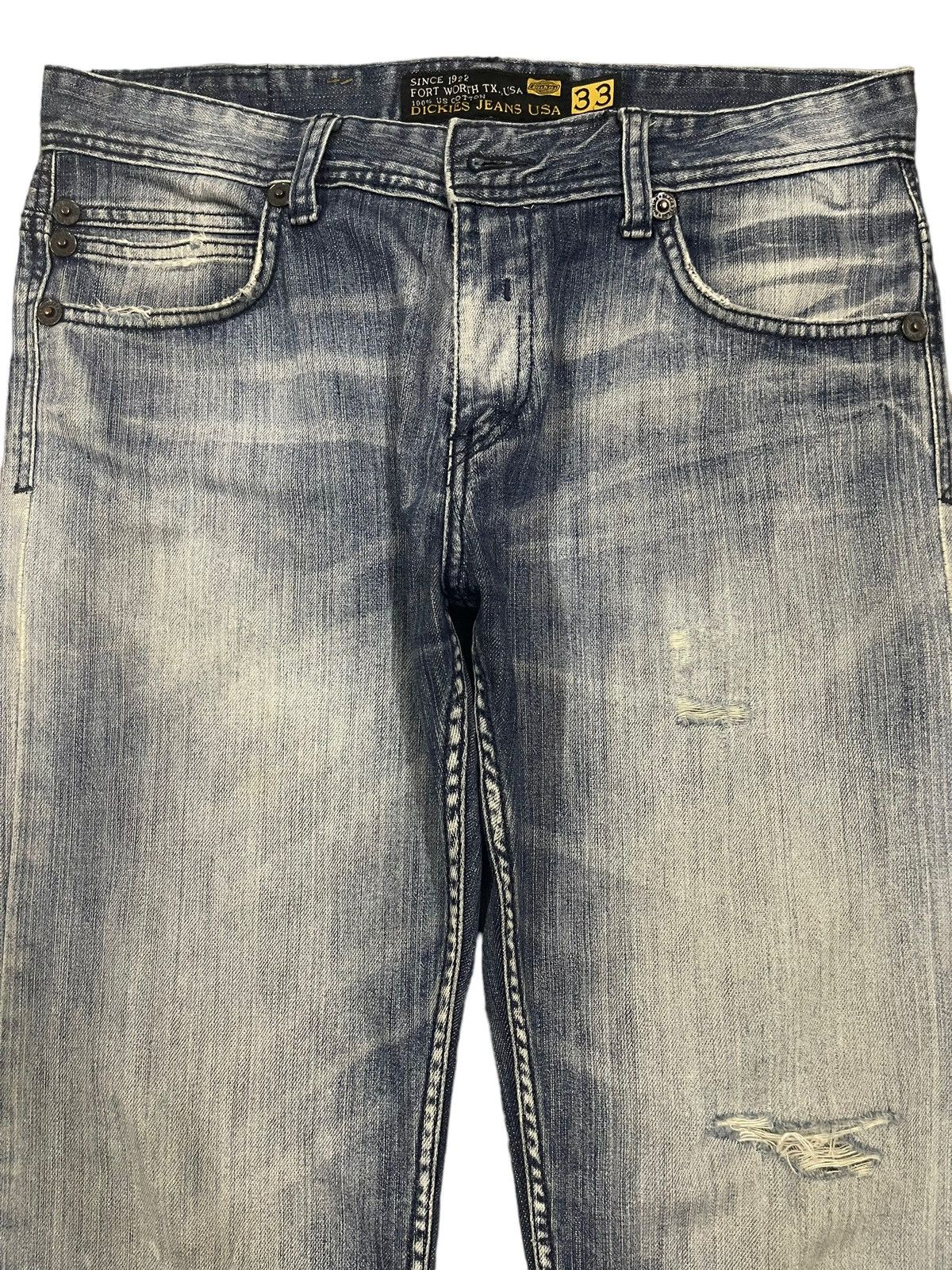 Dickies Vintage Usa Dickies Classic Blue Wash Style Jeans Size US 33 - 3 Thumbnail