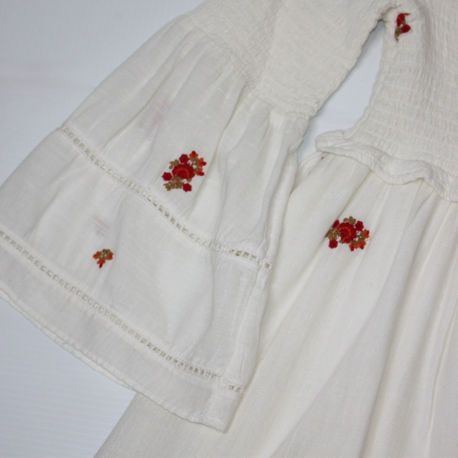 Free People Counting Daisies Embroidered Off the Shoulder Dress $148 Size M / US 6-8 / IT 42-44 - 10 Thumbnail
