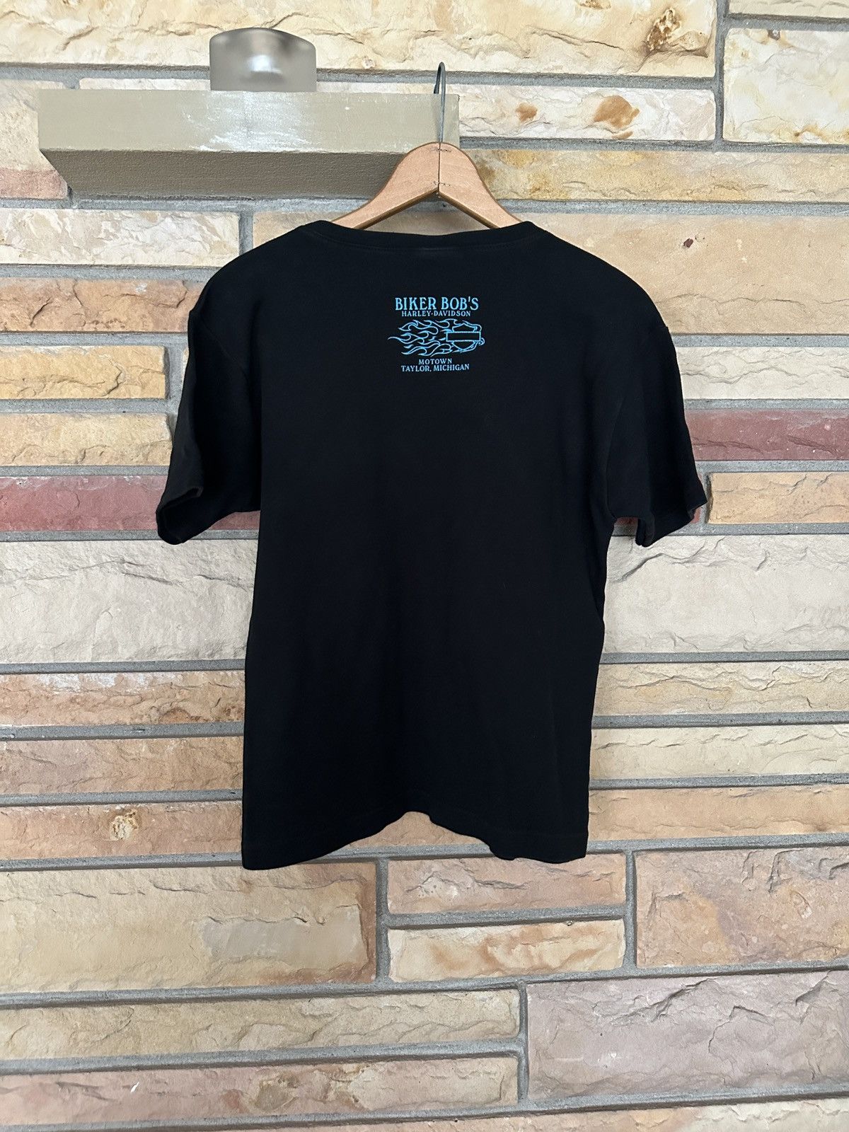 Harley Davidson Vintage Y2K Harley Davidson Bedazzled Logo Graphic Tee Size XL / US 12-14 / IT 48-50 - 2 Thumbnail