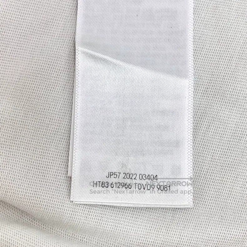 Balenciaga Balenciaga White Logo Letter Embroidered Cotton Crew Neck Size US XS / EU 42 / 0 - 7 Thumbnail