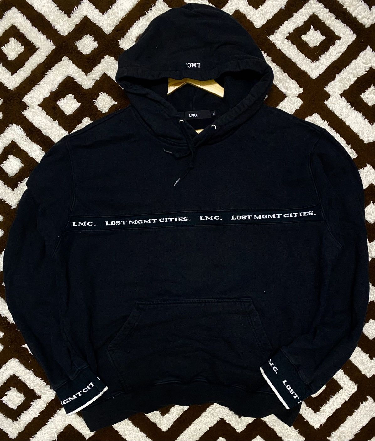 Designer × Vintage RARE VINTAGE LMC WORK HOODIE Size US XL / EU 56 / 4 - 1 Thumbnail