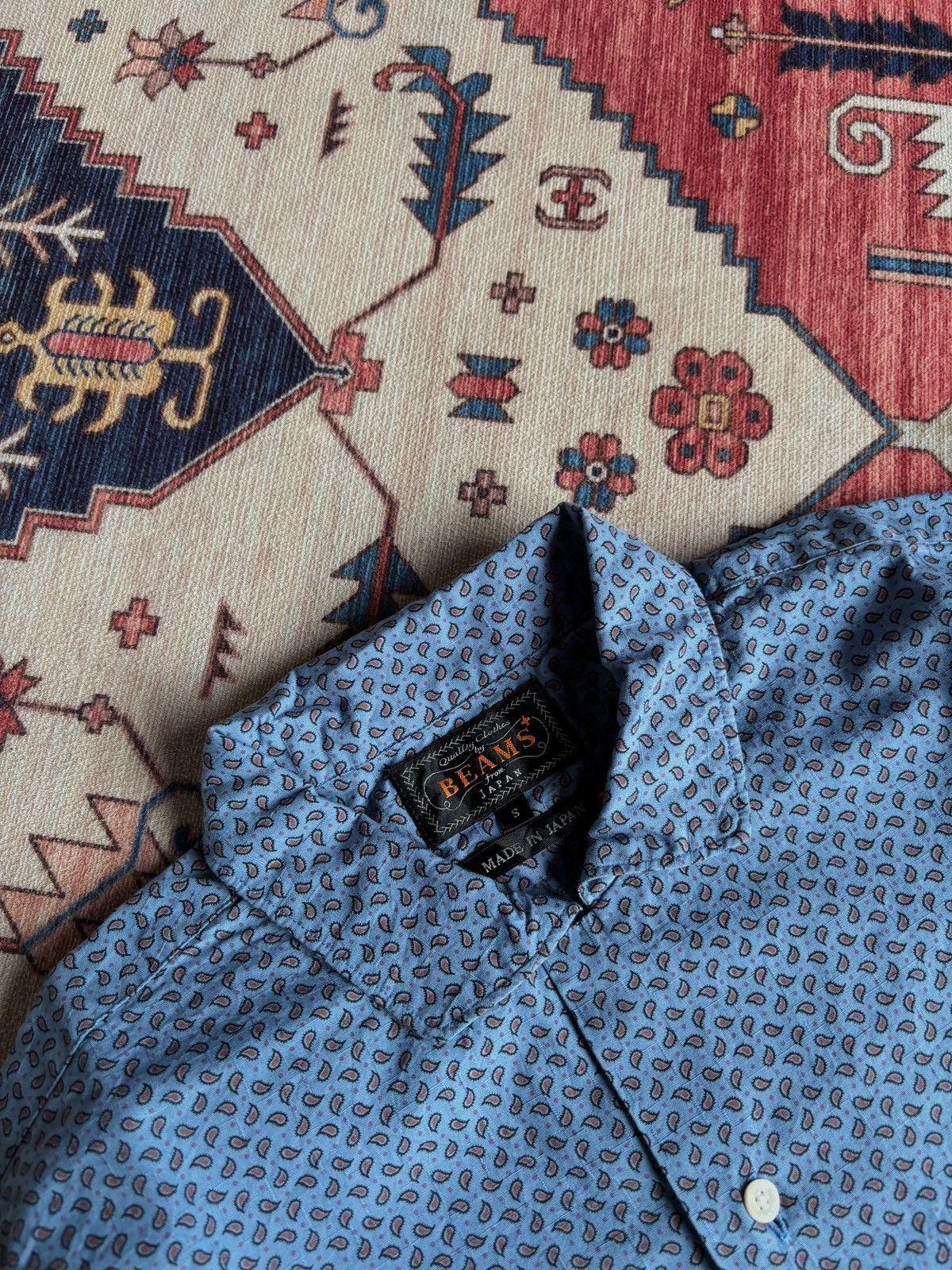 Beams Plus BEAMS PLUS PAISLAY BUTTON UP SHIRT Size US M / EU 48-50 / 2 - 9 Thumbnail