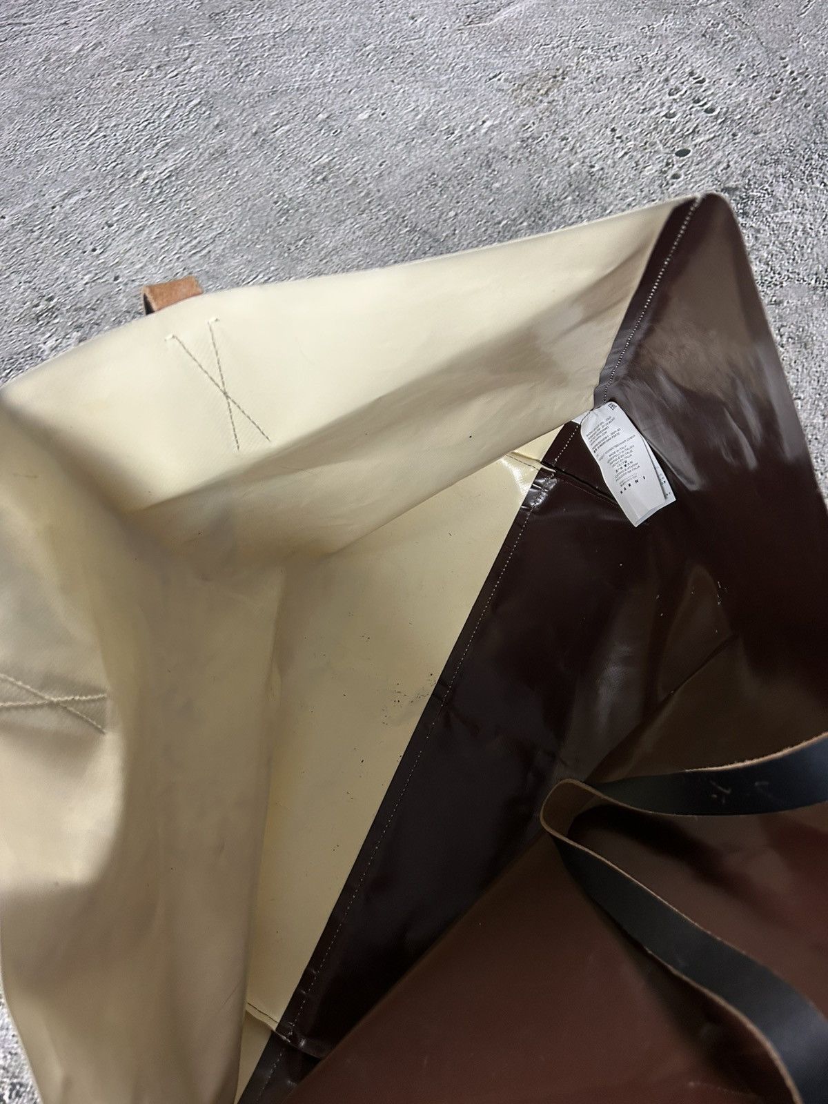 Marni Marni bag with leather handles beige Size ONE SIZE - 8 Thumbnail