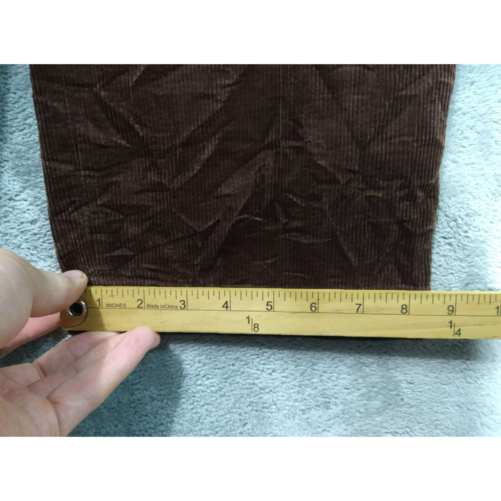Uniqlo Uniqlo Women’s Chino Pants Large Brown Corduroy Pleated Wide Leg High Rise Casual Preppy Size 36" / US 14 / IT 50 - 6 Thumbnail