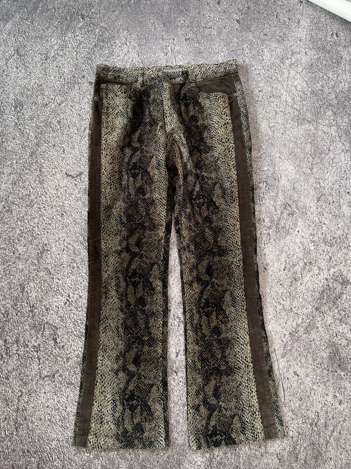 Japanese Brand Y2k interflow snakeskin “tornado mart style” jeans Size US 30 / EU 46 - 1 Thumbnail