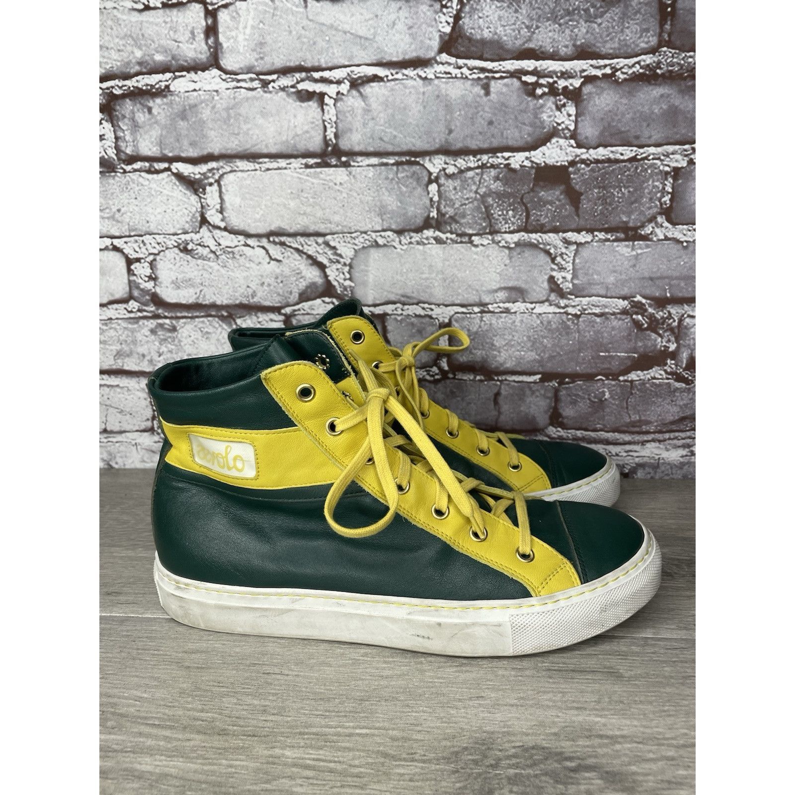 Renzo Cardoni RENZO DERBY Elijah John Yarra (PH) Aevolo Green Leather Yell Size US 10 / IT 40 - 9 Thumbnail