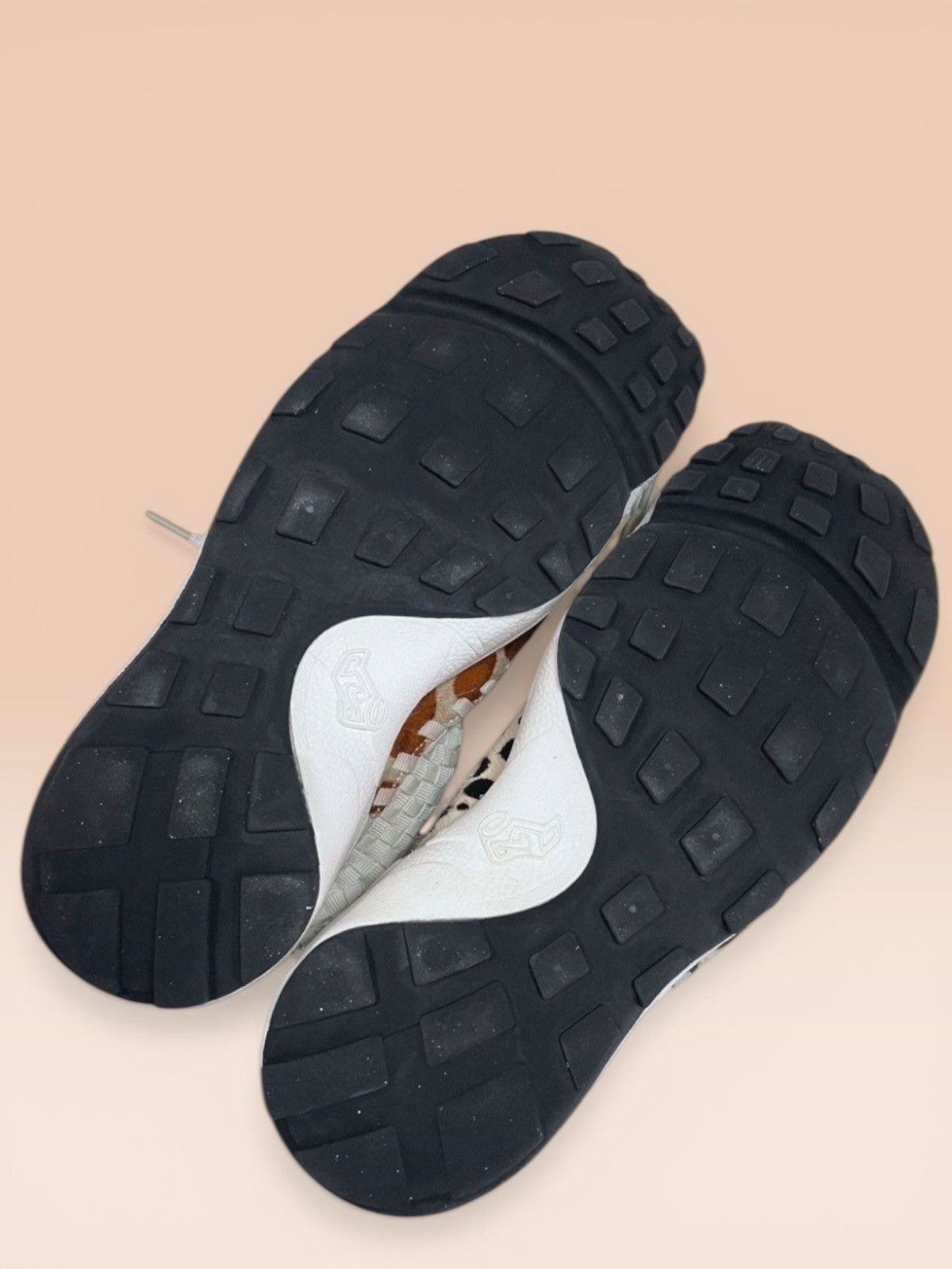 Nike Air Footscape Woven ”Natural and Brown“ & "Whit Cow Print" Size US 10 / EU 43 - 14 Thumbnail