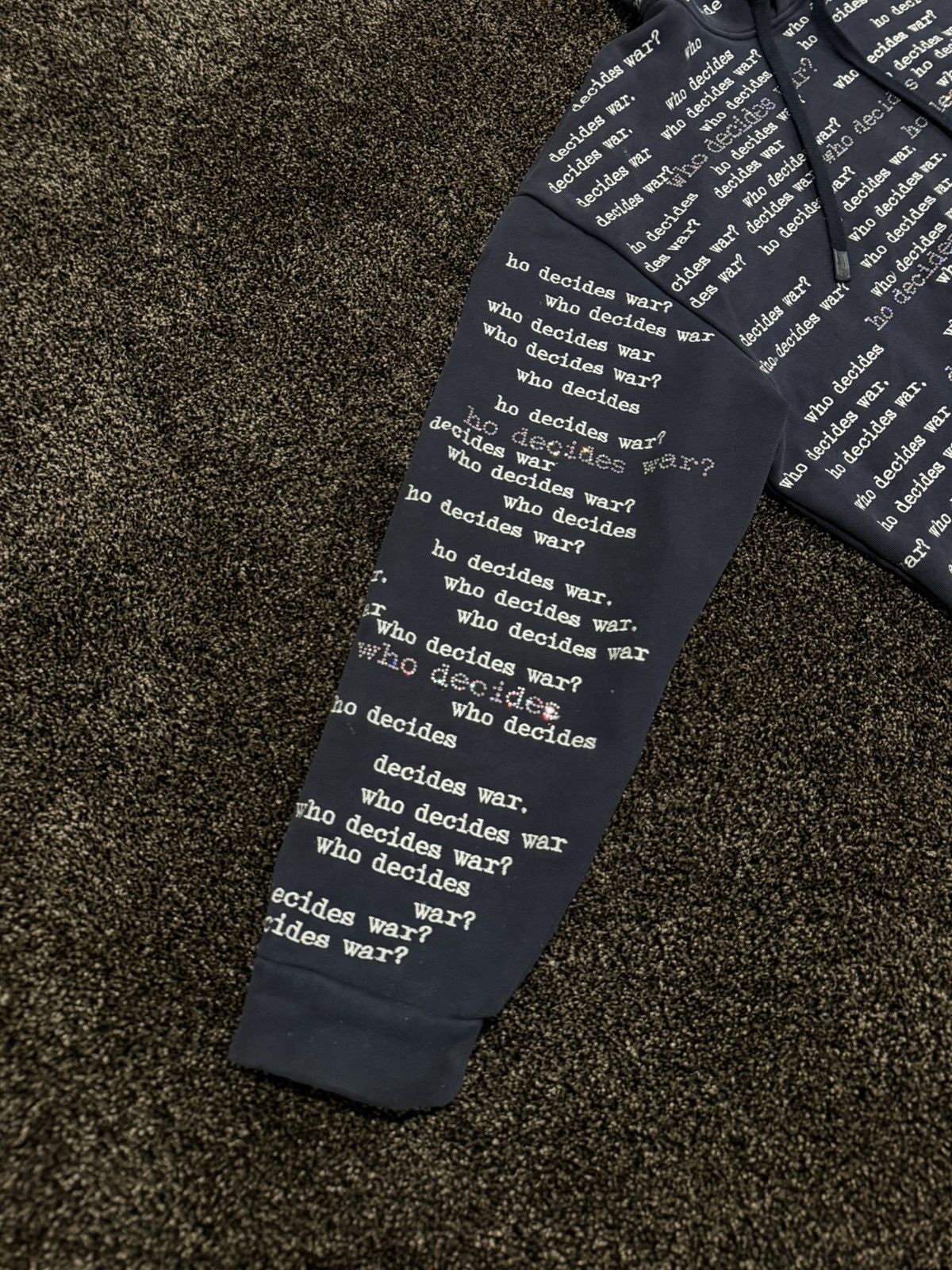 Who Decides War Who Decides War WDW Flared Scripture Dark Blue Hoodie Size US L / EU 52-54 / 3 - 11 Thumbnail
