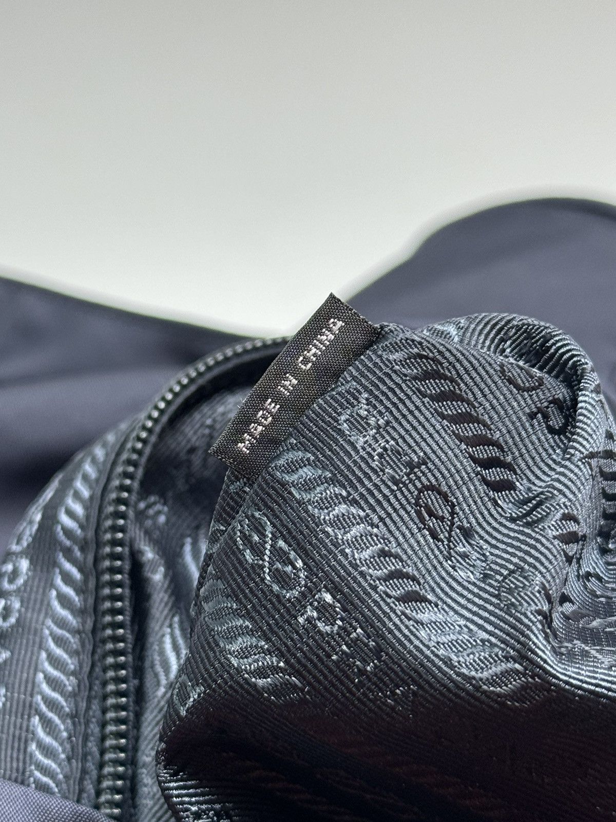 Prada Prada Zainetto Navy Tessuto Nylon Leather Backpack Rucksack Size ONE SIZE - 17 Thumbnail