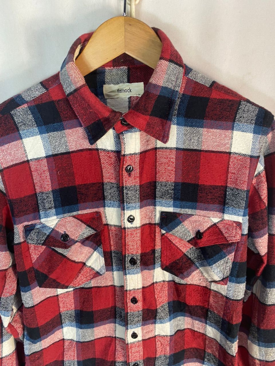 Flannel × Japanese Brand Famock button up flannel shirt Size US M / EU 48-50 / 2 - 4 Thumbnail