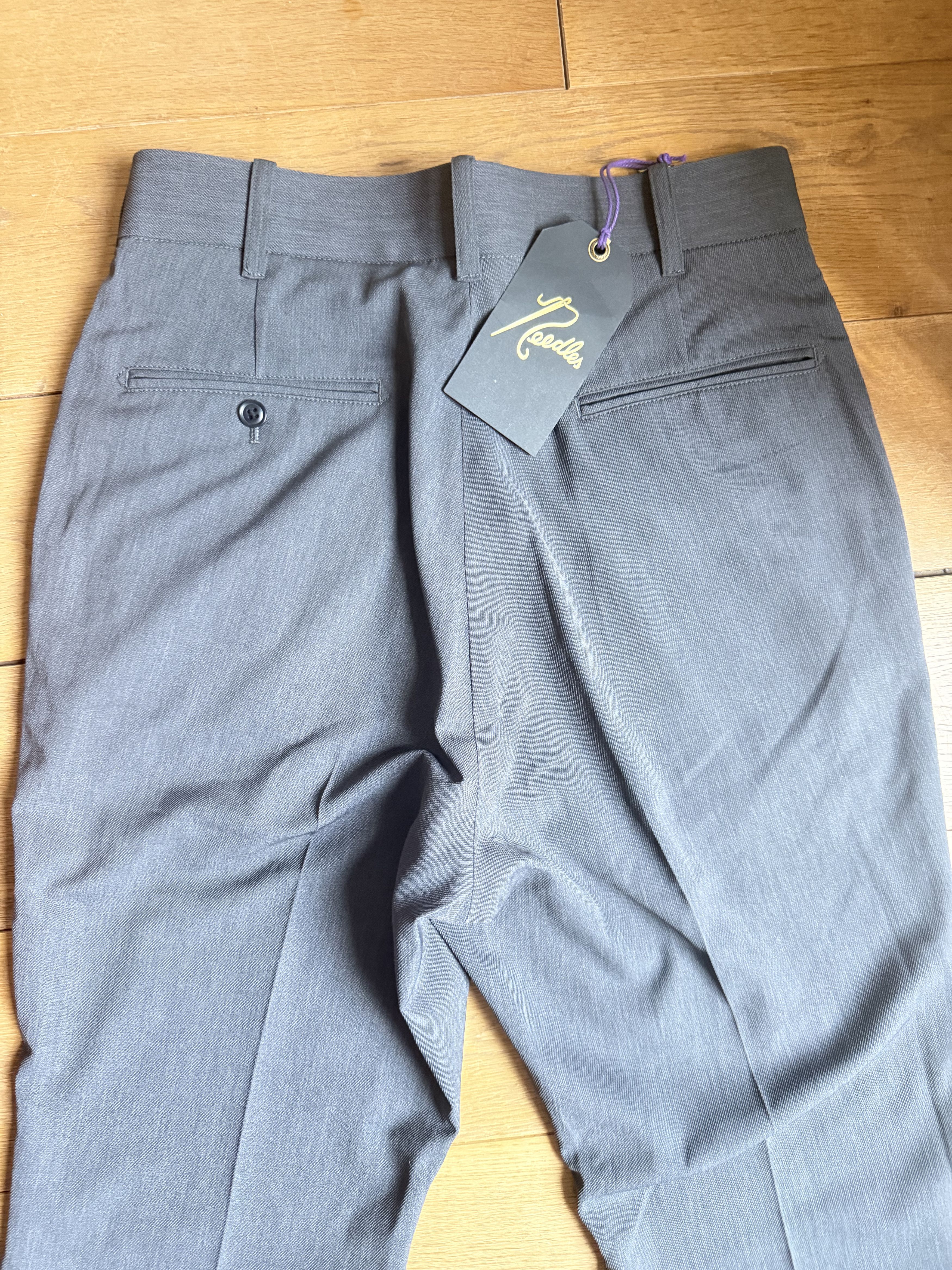 Needles Needles Boot Cut Trouser - Poly Twill - Grey Size US 31 - 5 Thumbnail