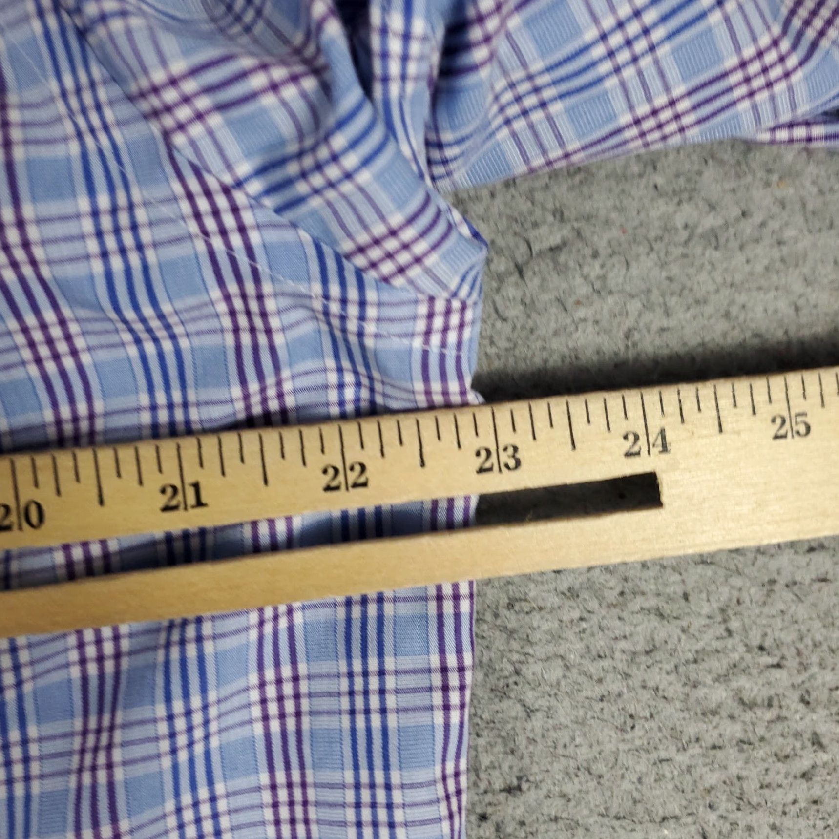 Brooks Brothers BROOKS BROTHERS Shirt Men's 16.5 Blue Plaid Regent Dress Button Up Long Sleeve Non-Iron Classic Casual Workwear Mens Size 42R - 6 Thumbnail